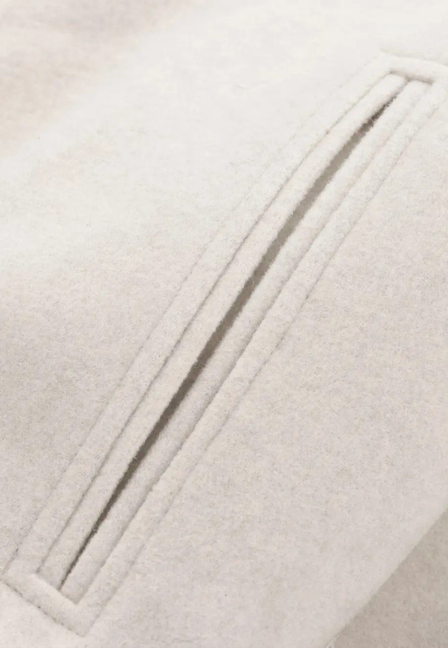 Veste bomber en polaire avec fermeture éclair frontale et col rond pour femme