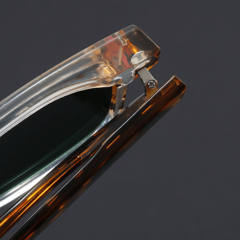 Ochelari de Soare Pătrați pentru Bărbați cu Ramă din Acetat și Lentile cu Protecție UV400