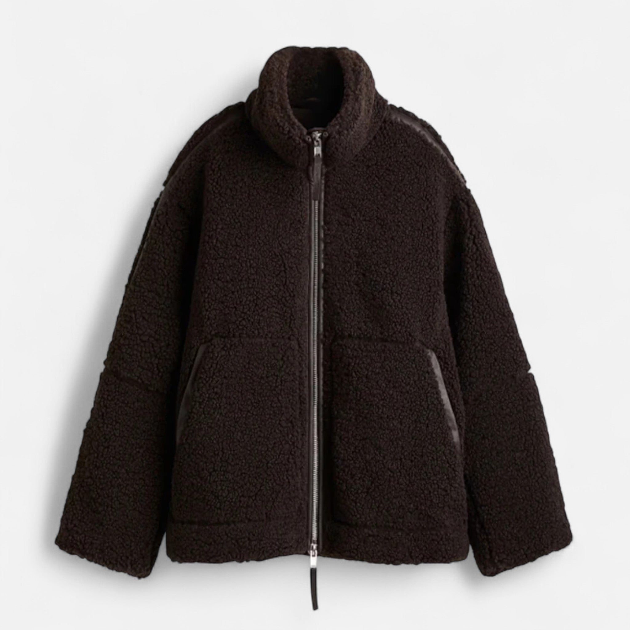 Eliaro Moda | Giacca Invernale con Zip e Taglio Strutturato di Lusso