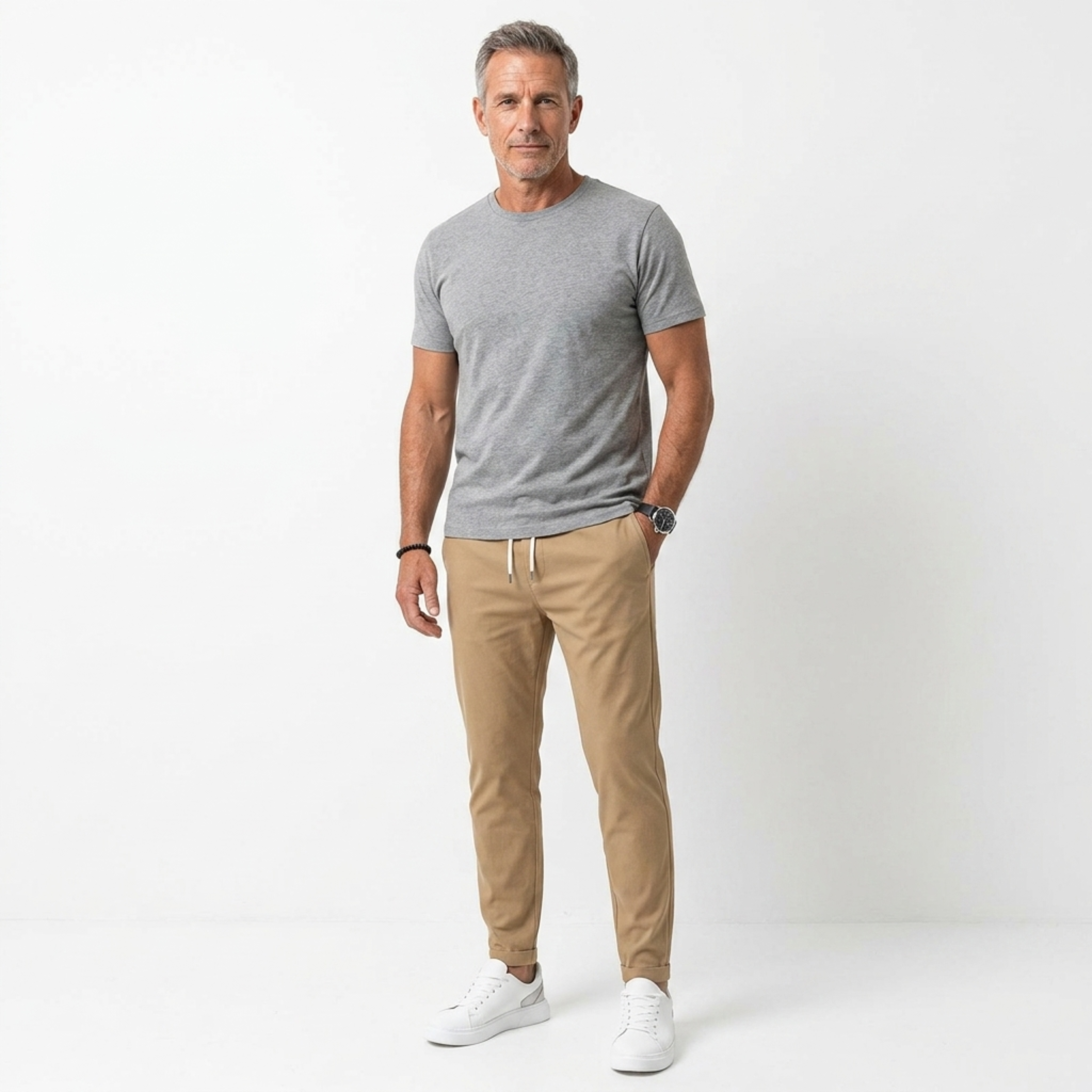 Pánské elastické kalhoty | slim fit střih pro každodenní nošení