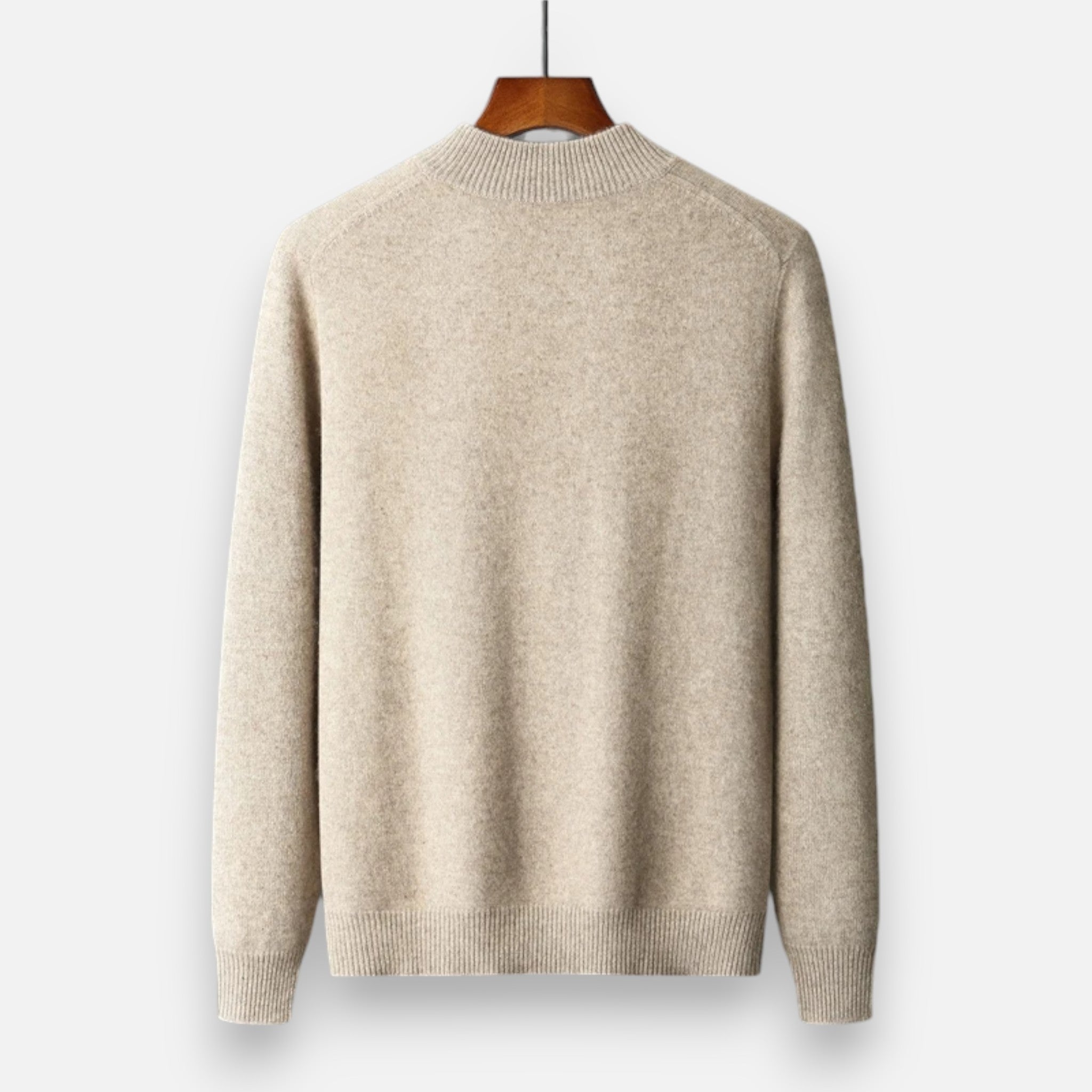 Eliaro Moda | Suéter Hombre Lana Merino Cuello Alto Cremallera