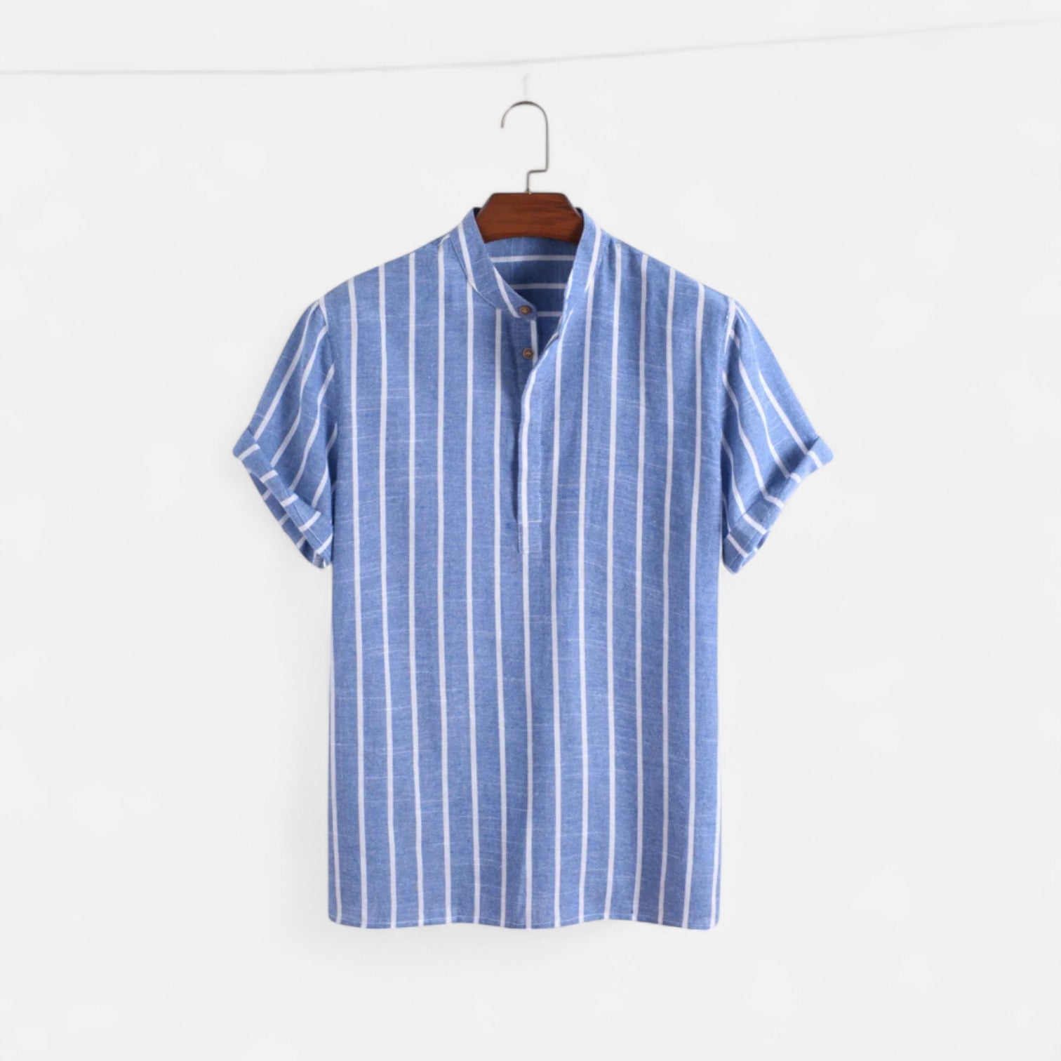 Eliaro Moda | Polo Estilo Marinero para Hombre de Manga Corta – Frescura Náutica, Elegancia Atemporal