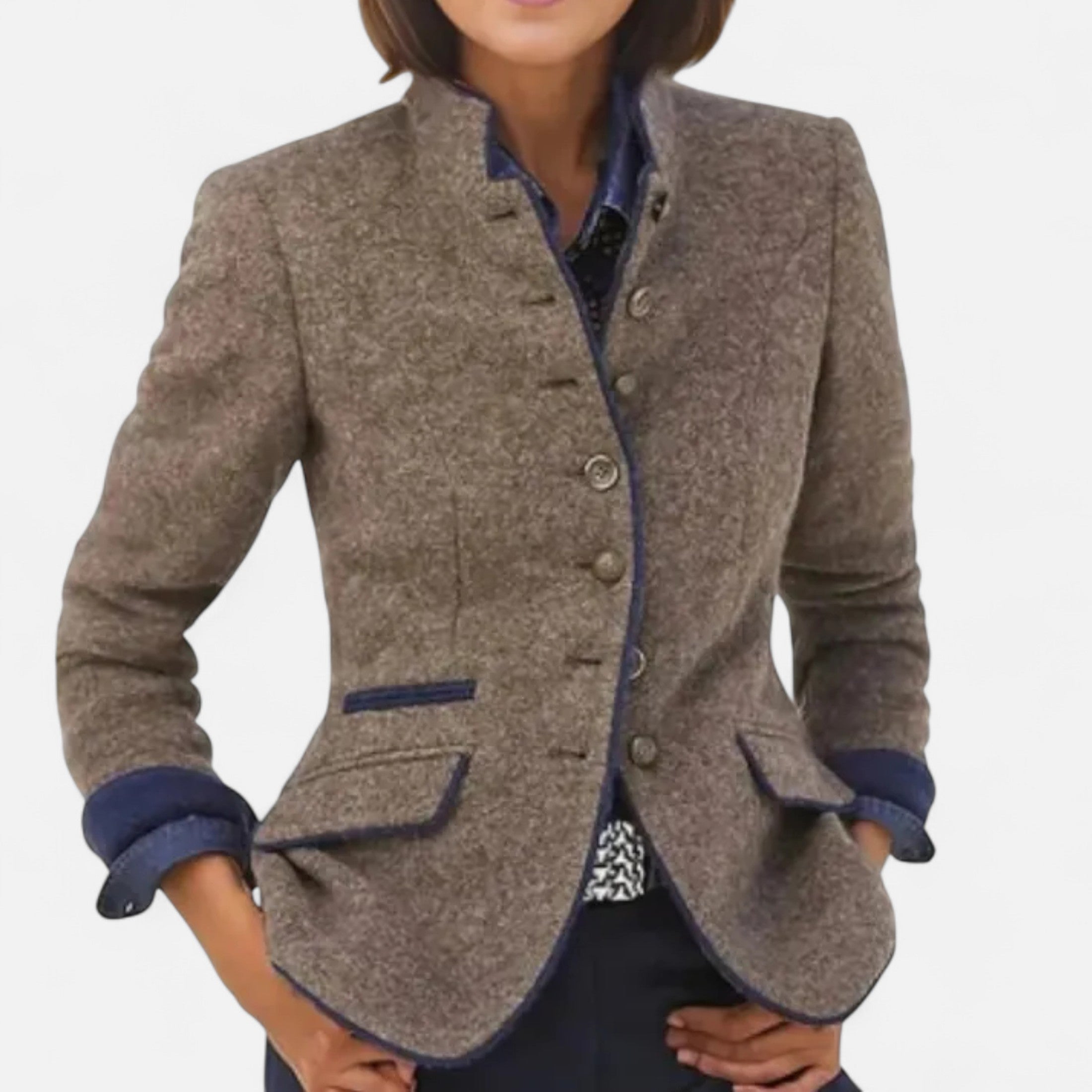 Eliaro Moda | Abrigo Mujer Invierno Lana Imitación Elegante