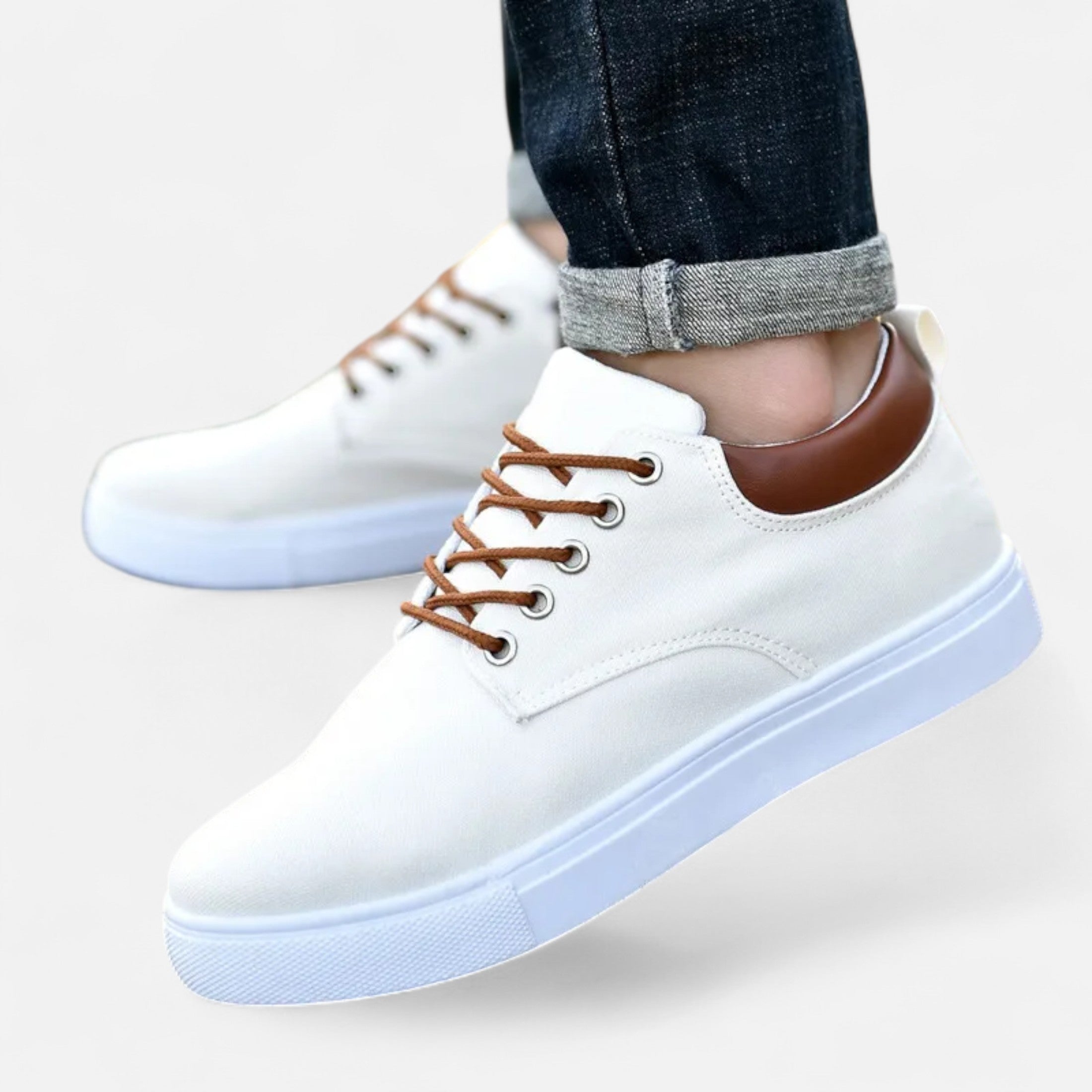 Eliaro Moda | Zapatillas Hombre Invierno Lona con Suela Blanca