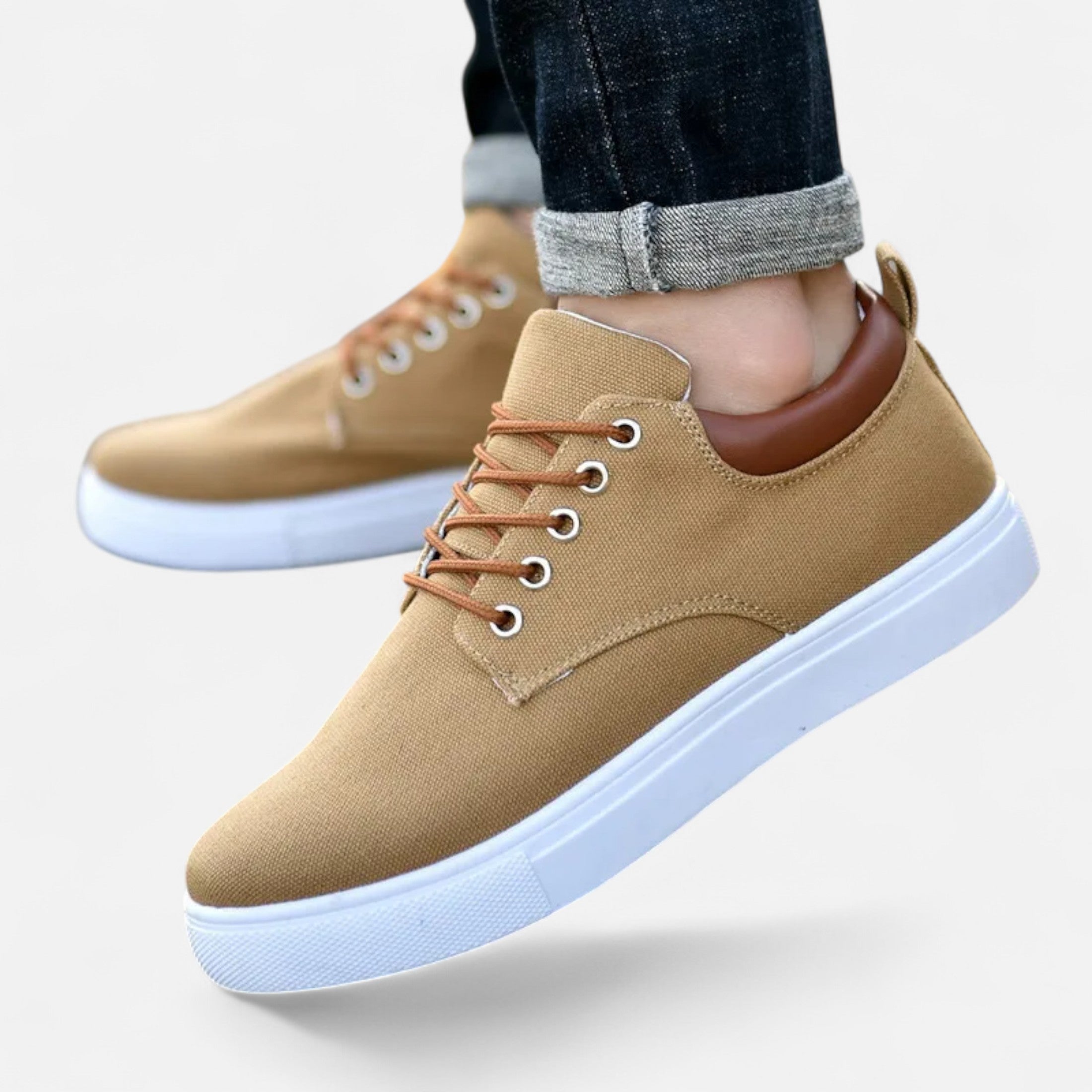 Eliaro Moda | Zapatillas Hombre Invierno Lona con Suela Blanca