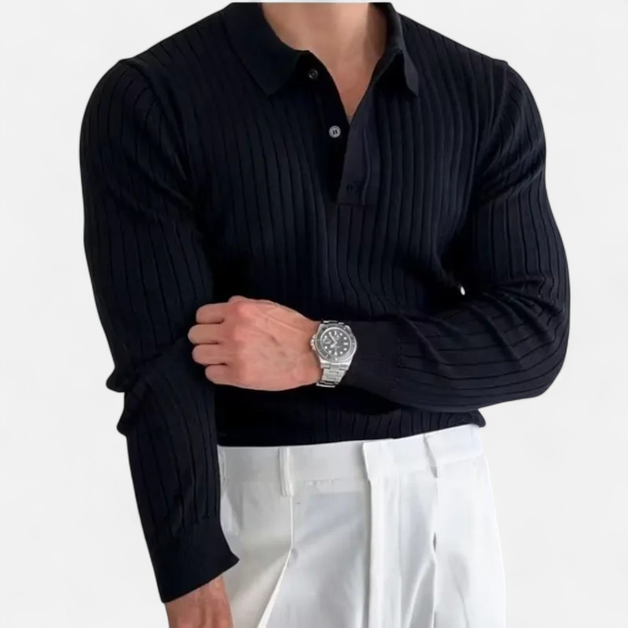 Eliaro Moda | Camisa Polo Hombre Elegancia Clásica en Punto Ligero