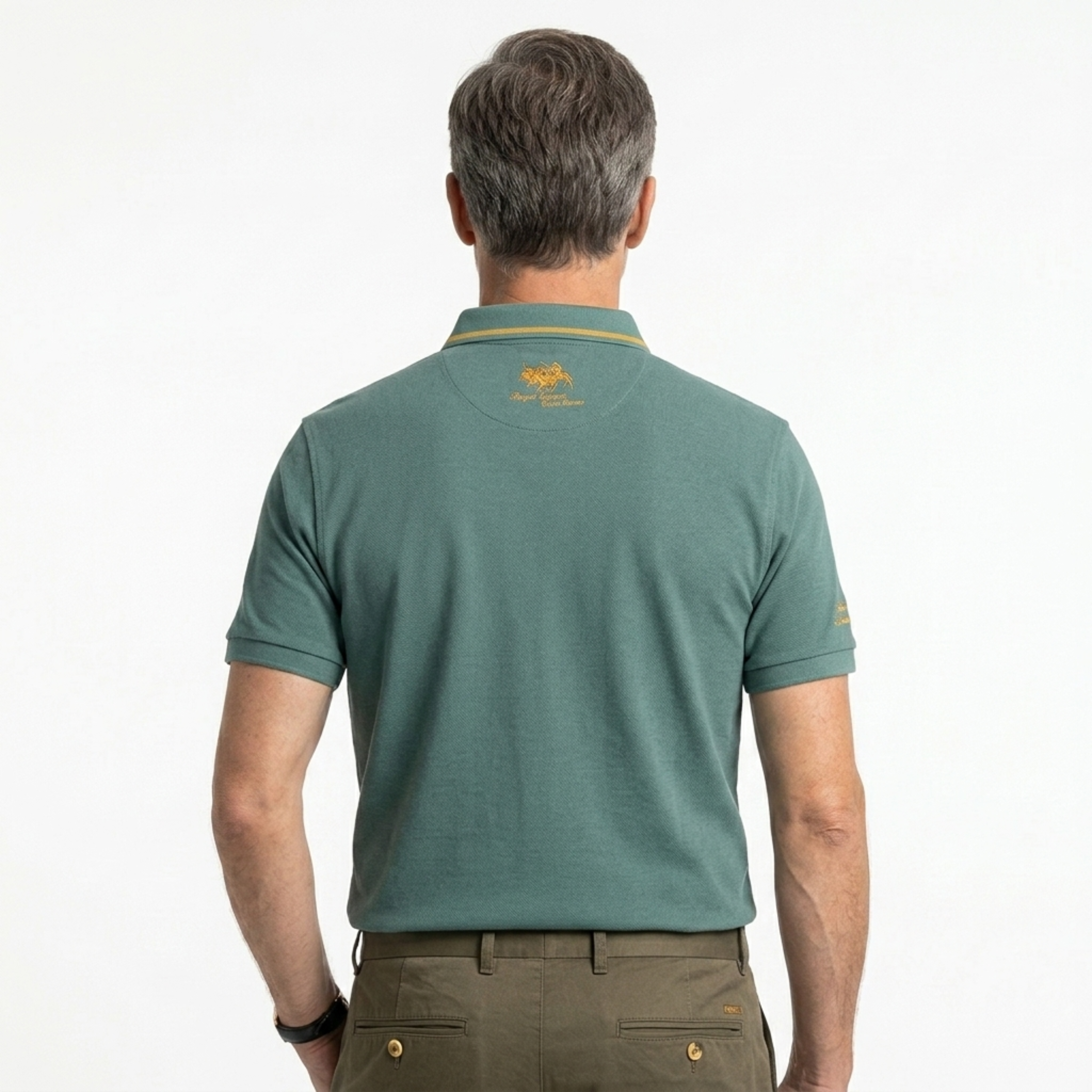 Polo à manches courtes homme — design brodé pour un usage quotidien