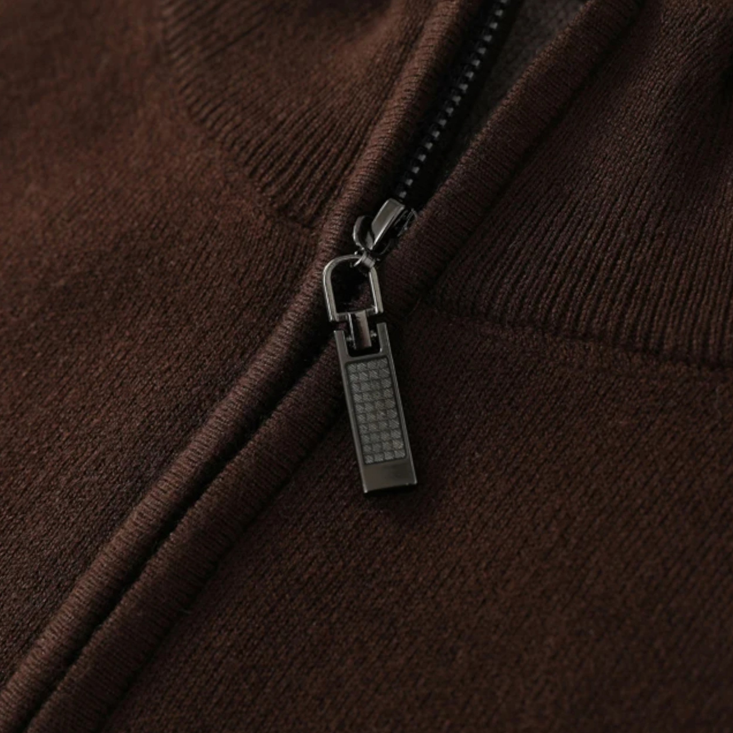 Eliaro Moda | Suéter Hombre Lana Merino Media Cremallera Cuello Semi Alto