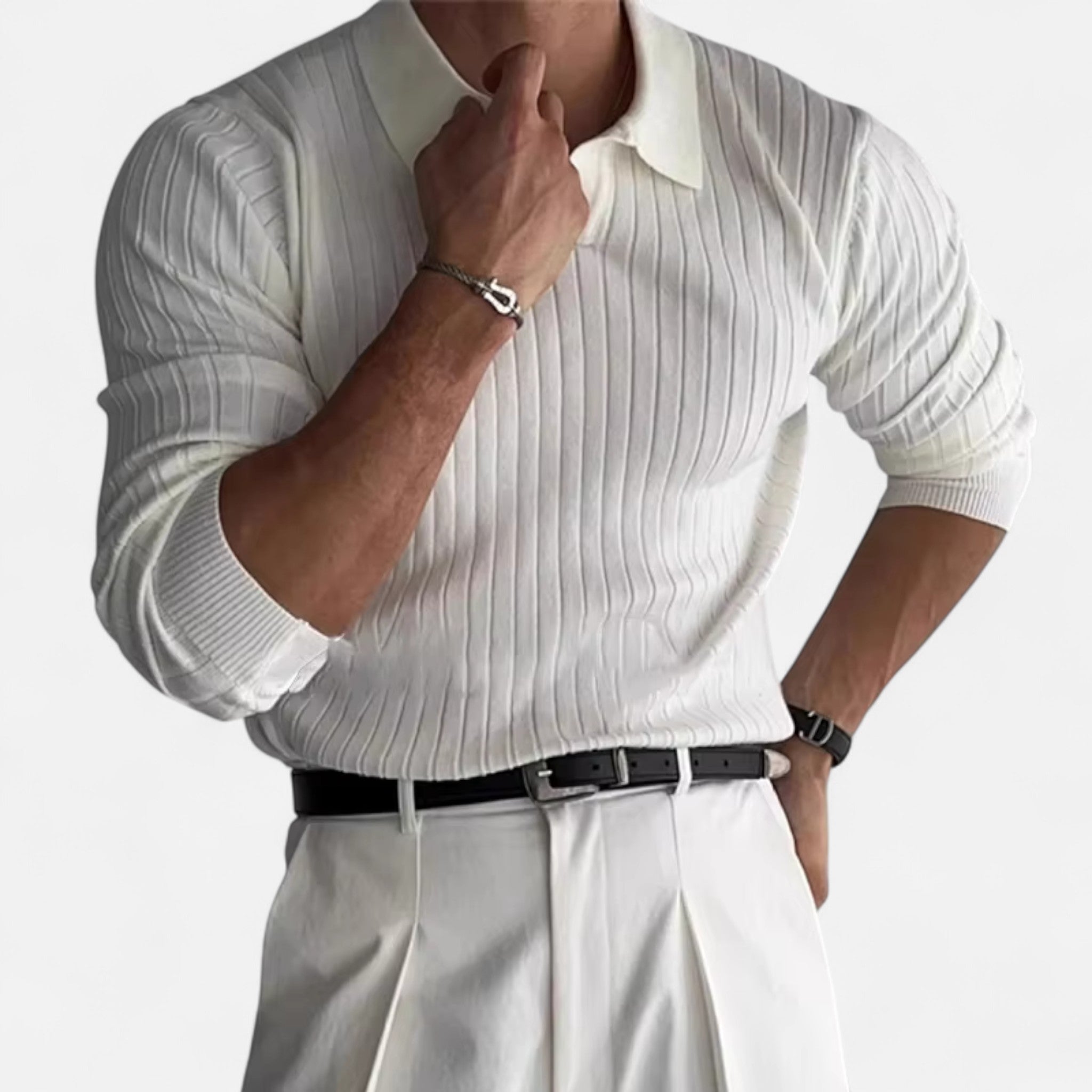 Eliaro Moda | Camisa Polo Hombre Elegancia Clásica en Punto Ligero