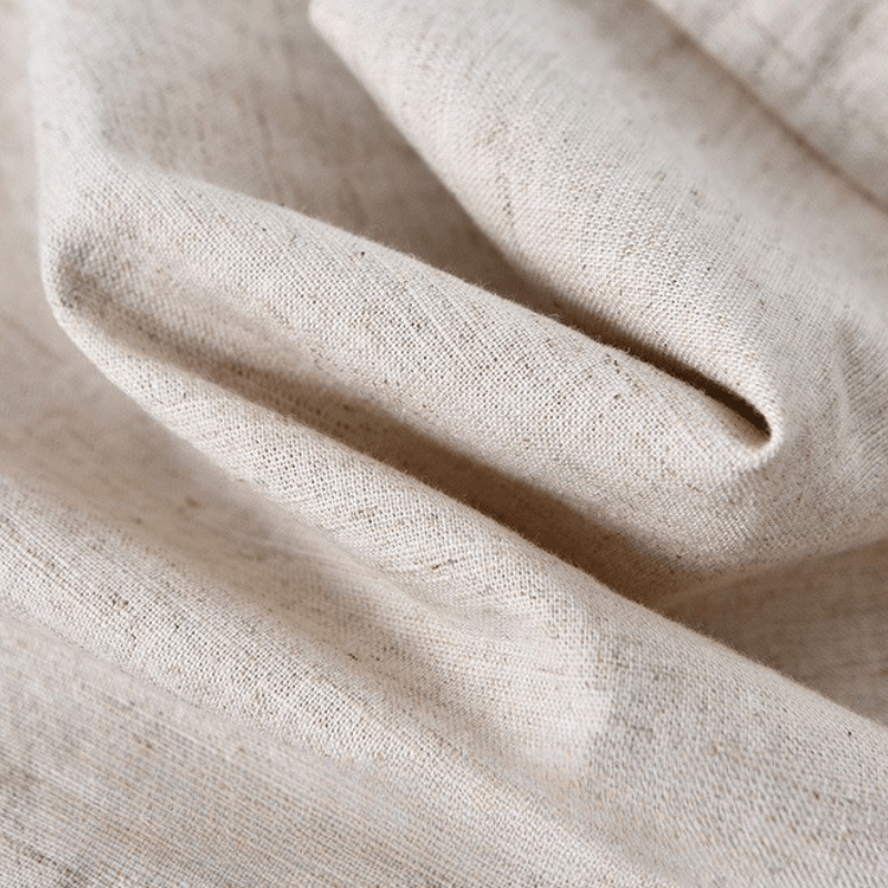 Cămașă din Bumbac și In pentru Bărbați cu Mâneci Lungi, Guler cu Rever și Nasturi