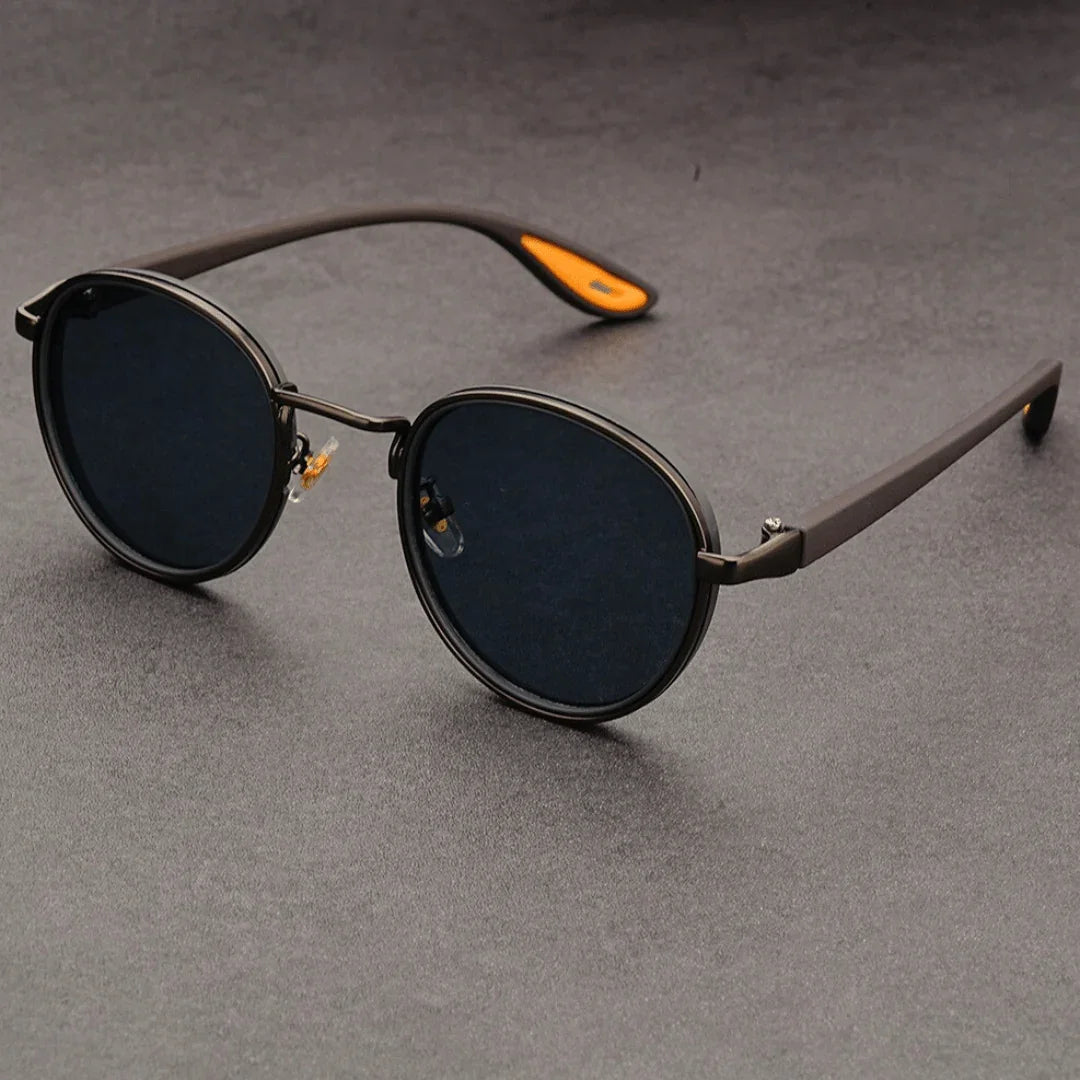 Occhiali da Sole Rotondi da Donna con Montatura in Policarbonato e Protezione UV400