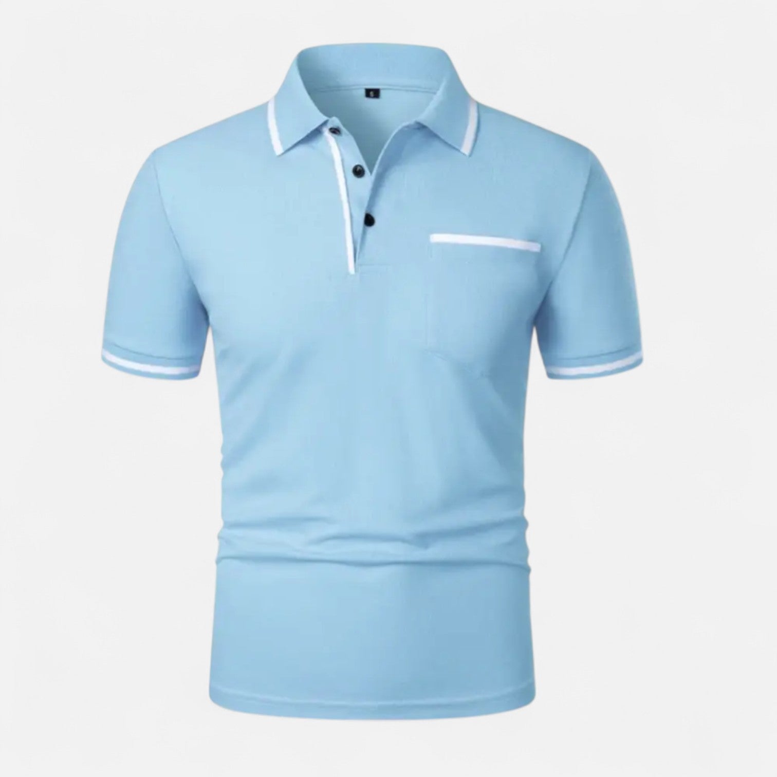 Eliaro Moda | Polo Slim Fit para Hombre – Diseño Contemporáneo con Detalles en Contraste y Silueta Ajustada