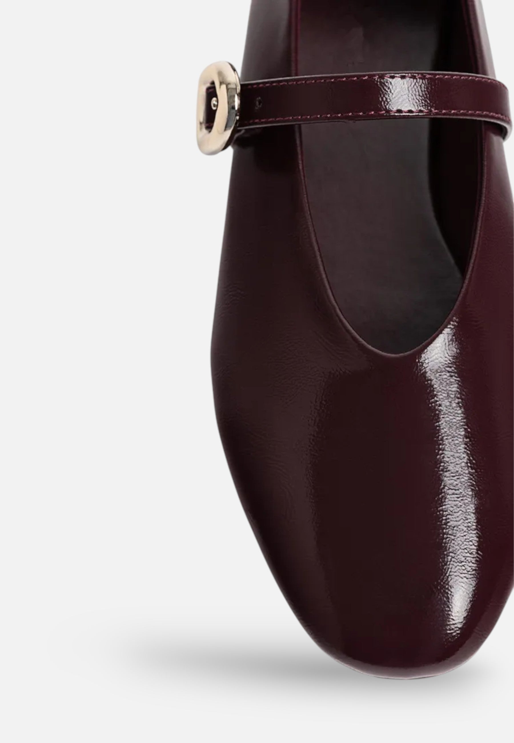 Women's Synthetic Leather Mary Jane Shoes with Square Toe and Buckle