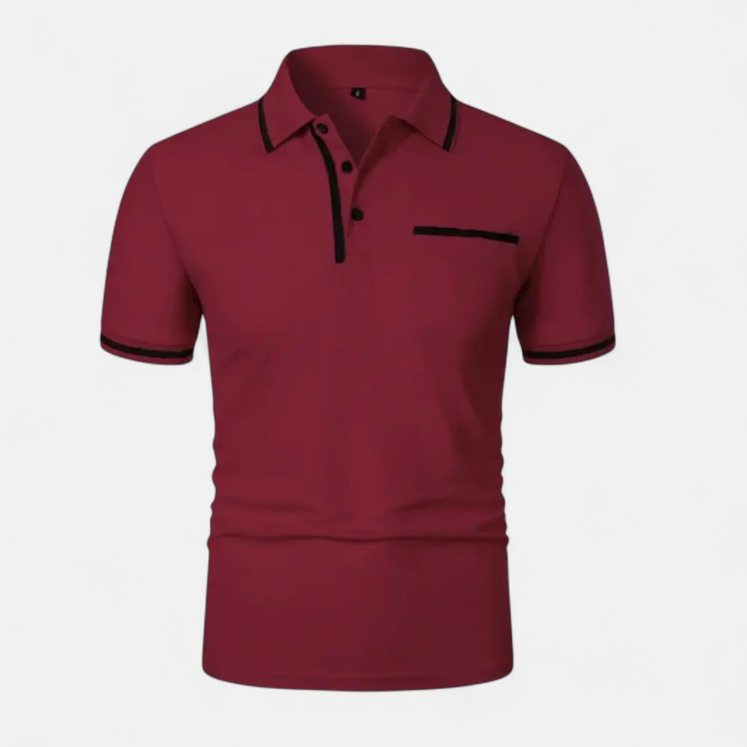 Eliaro Moda | Polo Slim Fit para Hombre – Diseño Contemporáneo con Detalles en Contraste y Silueta Ajustada