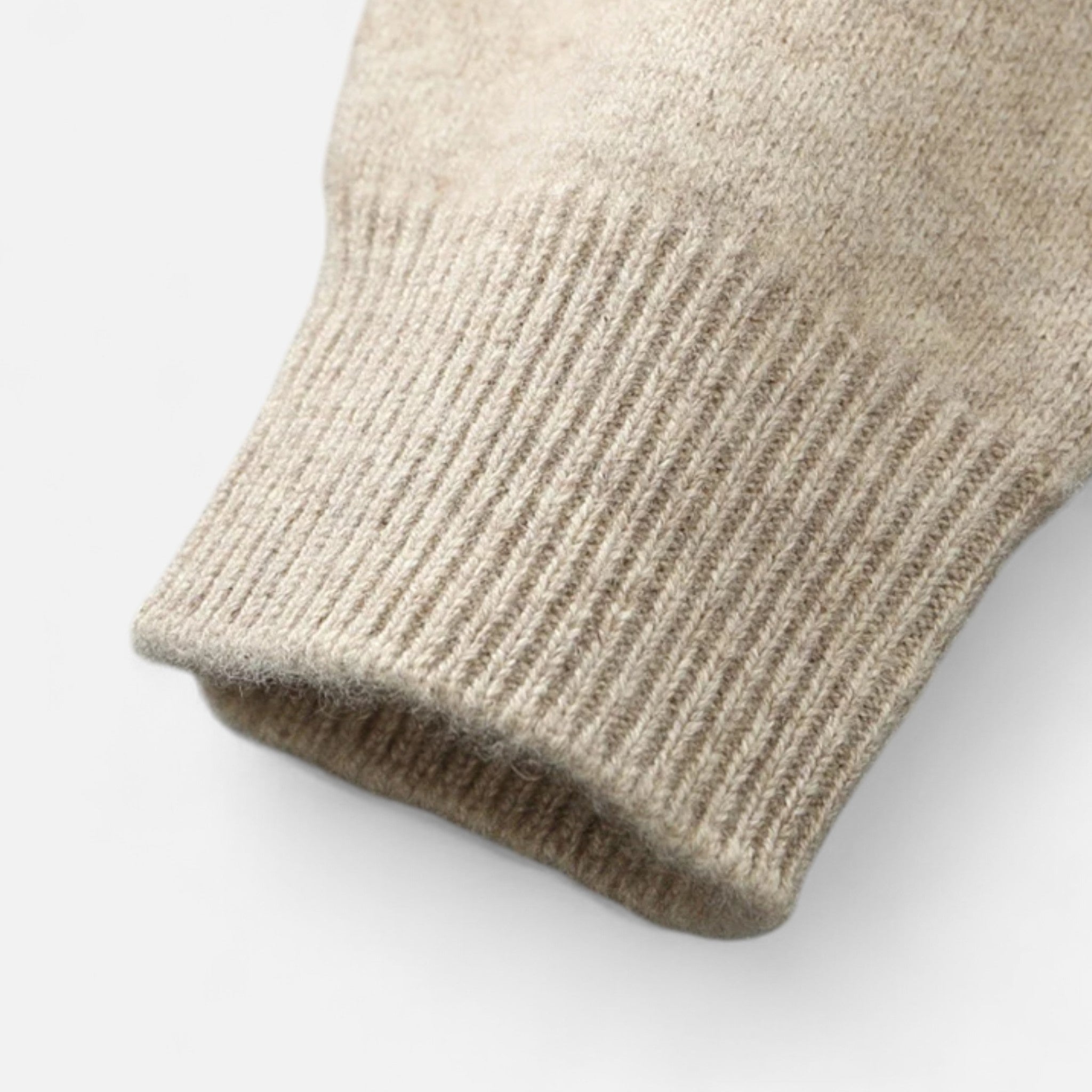 Eliaro Moda | Suéter Hombre Lana Merino Cuello Alto Cremallera