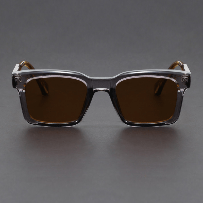 Ochelari de Soare Pătrați pentru Bărbați cu Ramă din Acetat și Lentile cu Protecție UV400