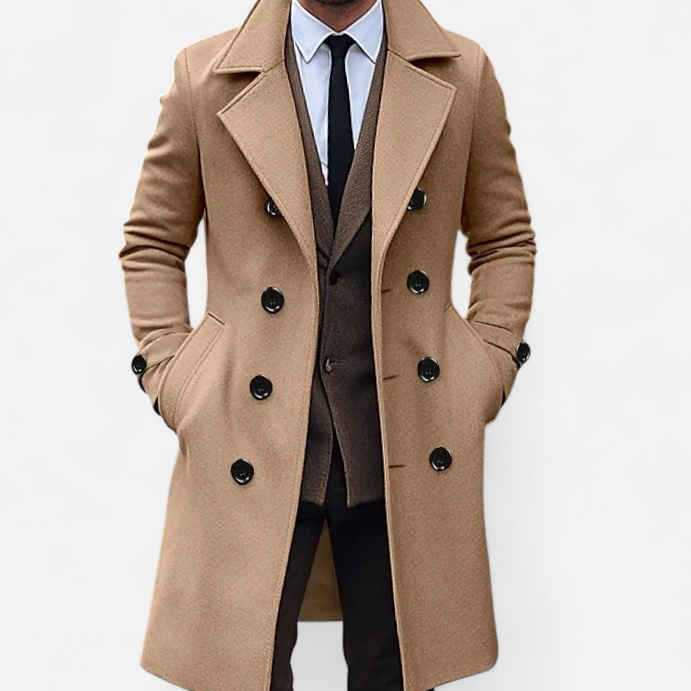Eliaro Moda | Abrigo Hombre Invierno Doble Botonadura