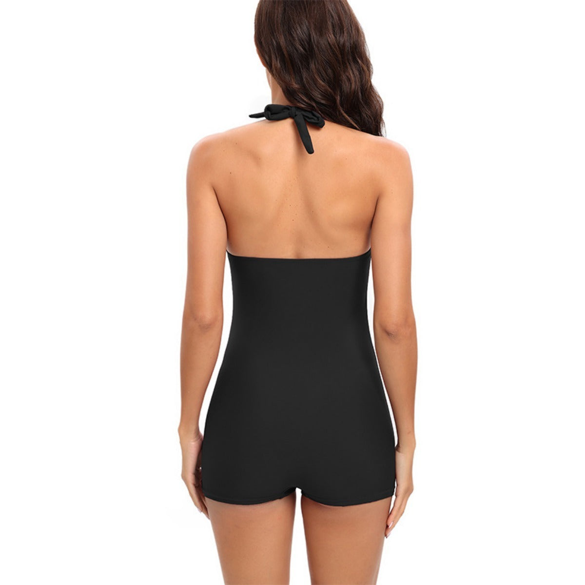 Costume intero da donna - taglio pantaloncino - piscina