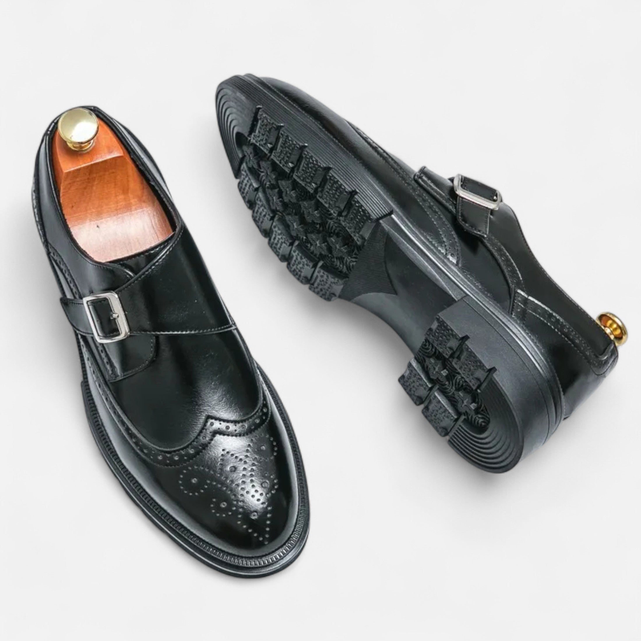 Eliaro Moda | Zapatos Oxford Hombre Monk Strap Brogue