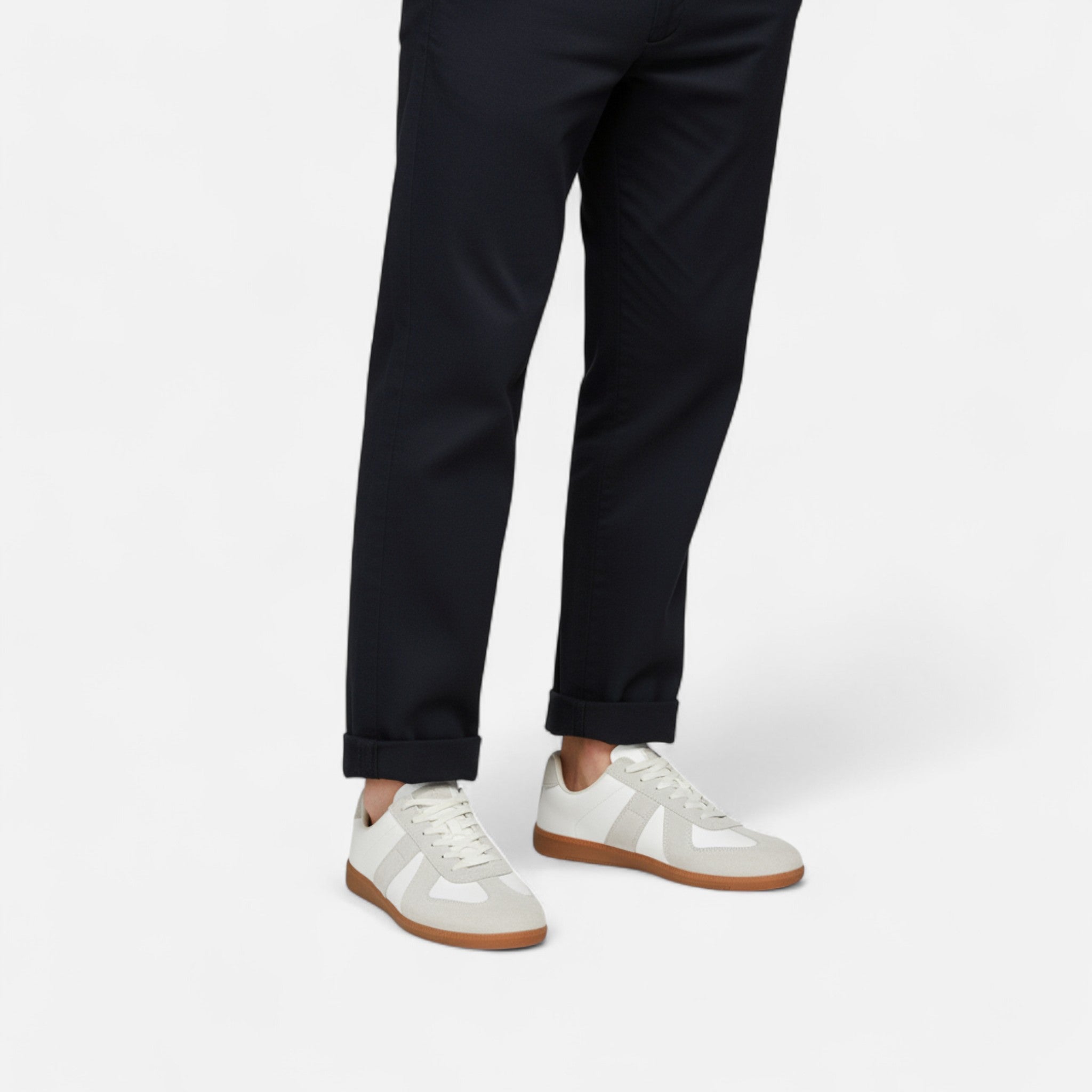Scarpe da uomo stile retrò — Calzature casual con suola in gomma