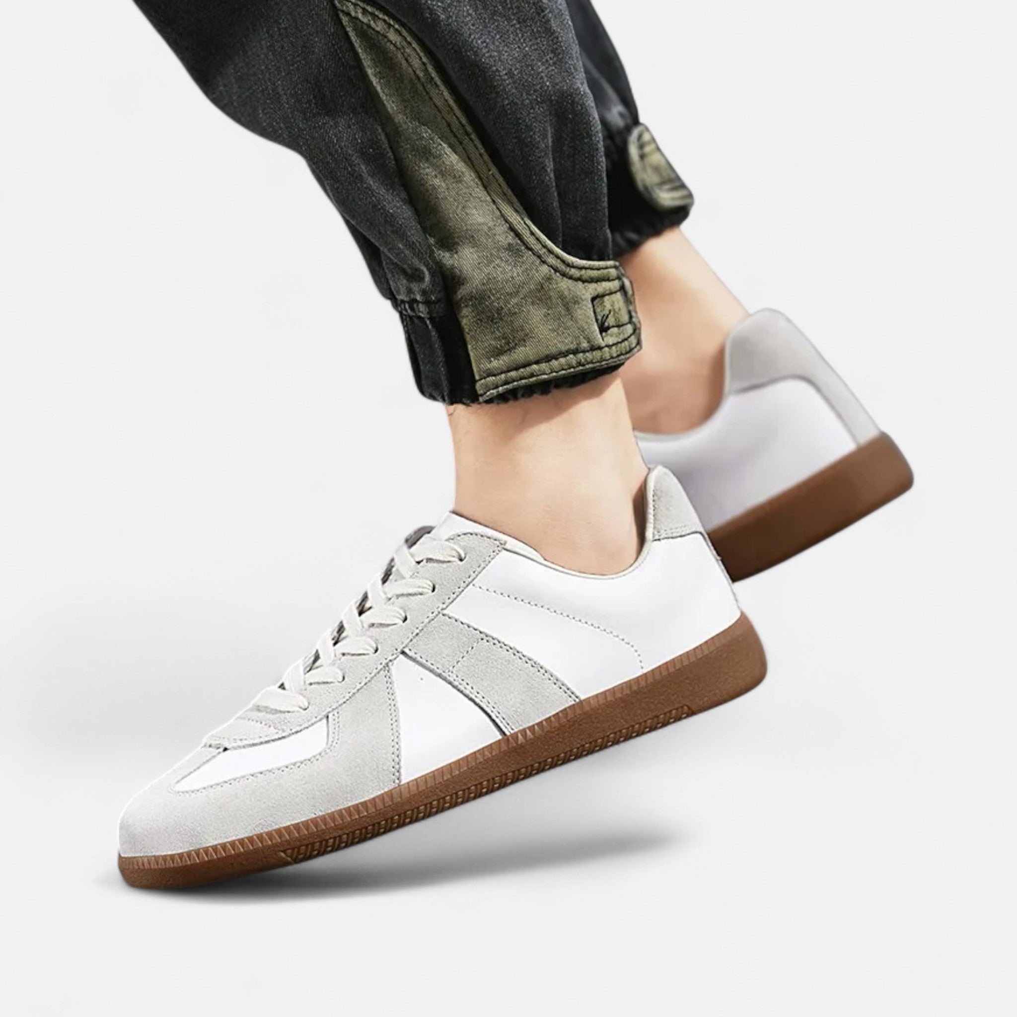 Scarpe da uomo stile retrò — Calzature casual con suola in gomma
