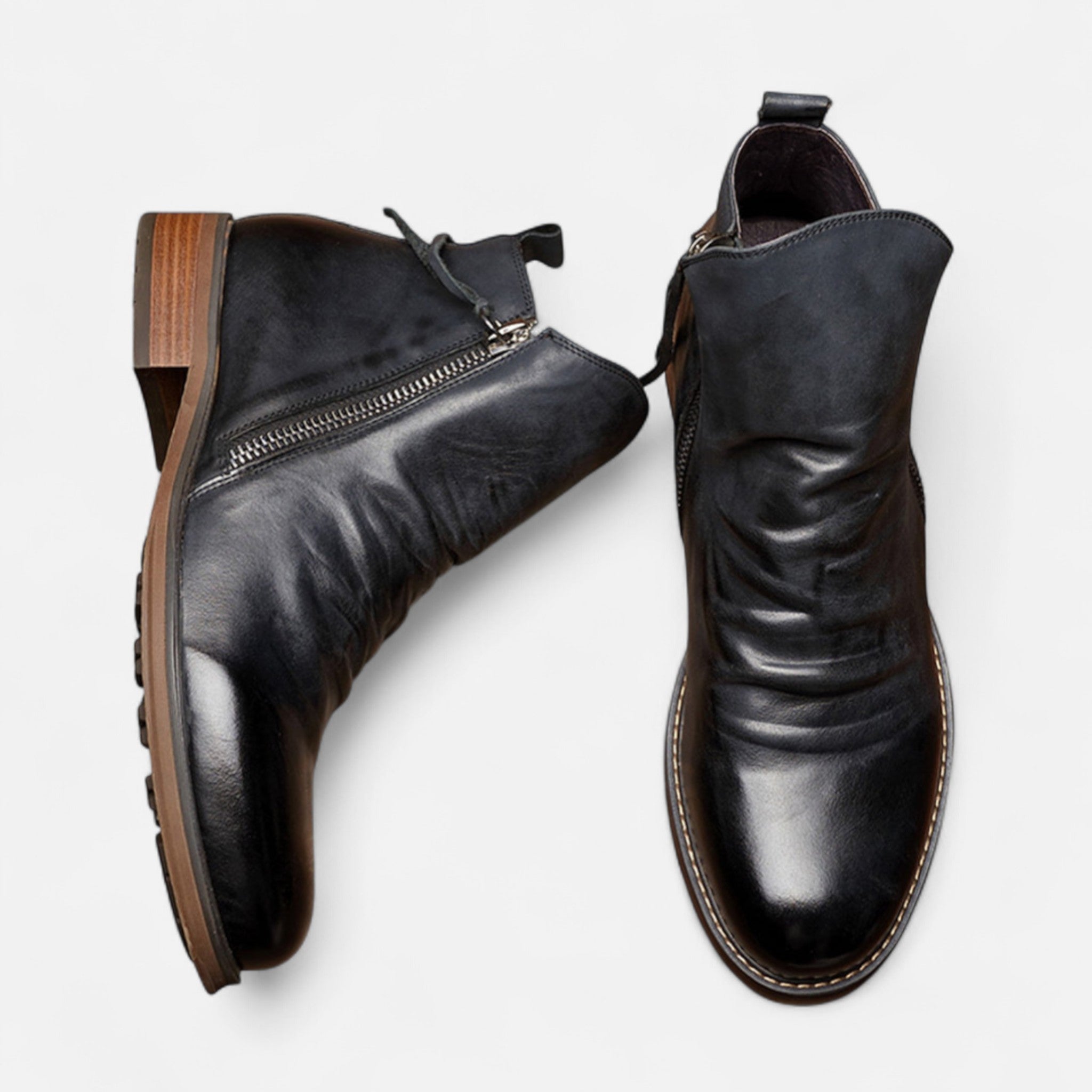 Eliaro Moda | Botas Hombre Elegantes con Cremallera Lateral
