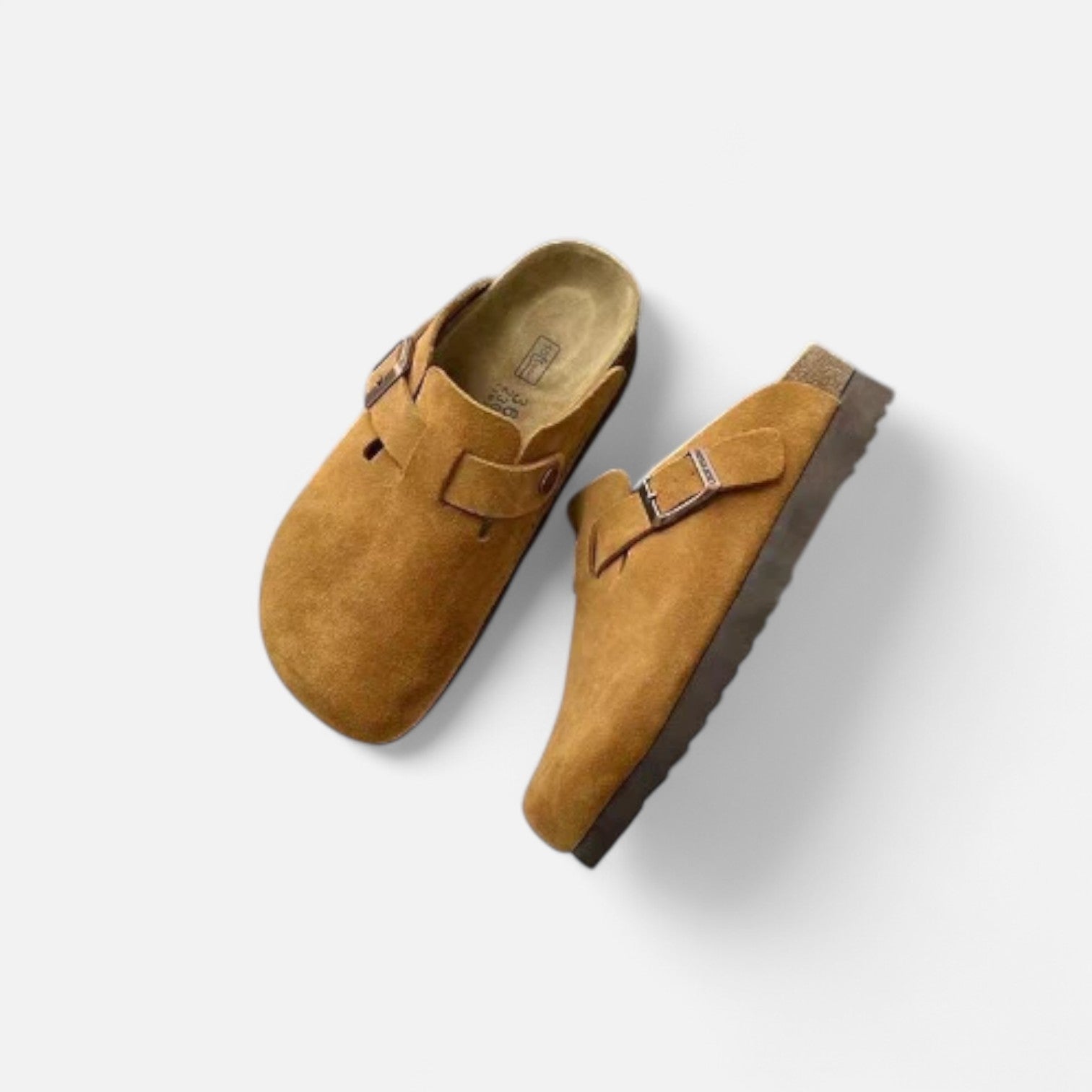 Eliaro Moda | Zuecos de Piel para Mujer – Diseño Slip-On con Hebilla Ajustable y Confort Artesanal