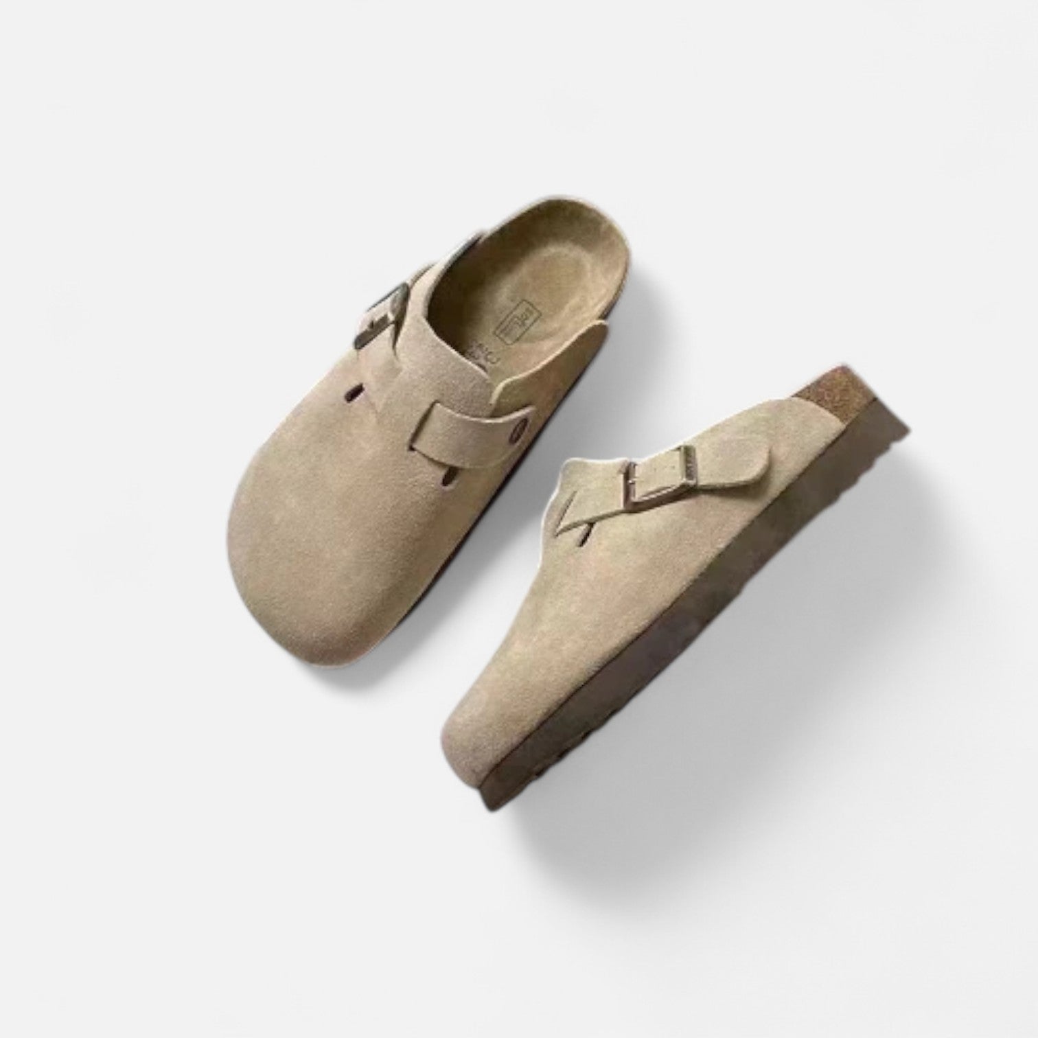 Eliaro Moda | Zuecos de Piel para Mujer – Diseño Slip-On con Hebilla Ajustable y Confort Artesanal