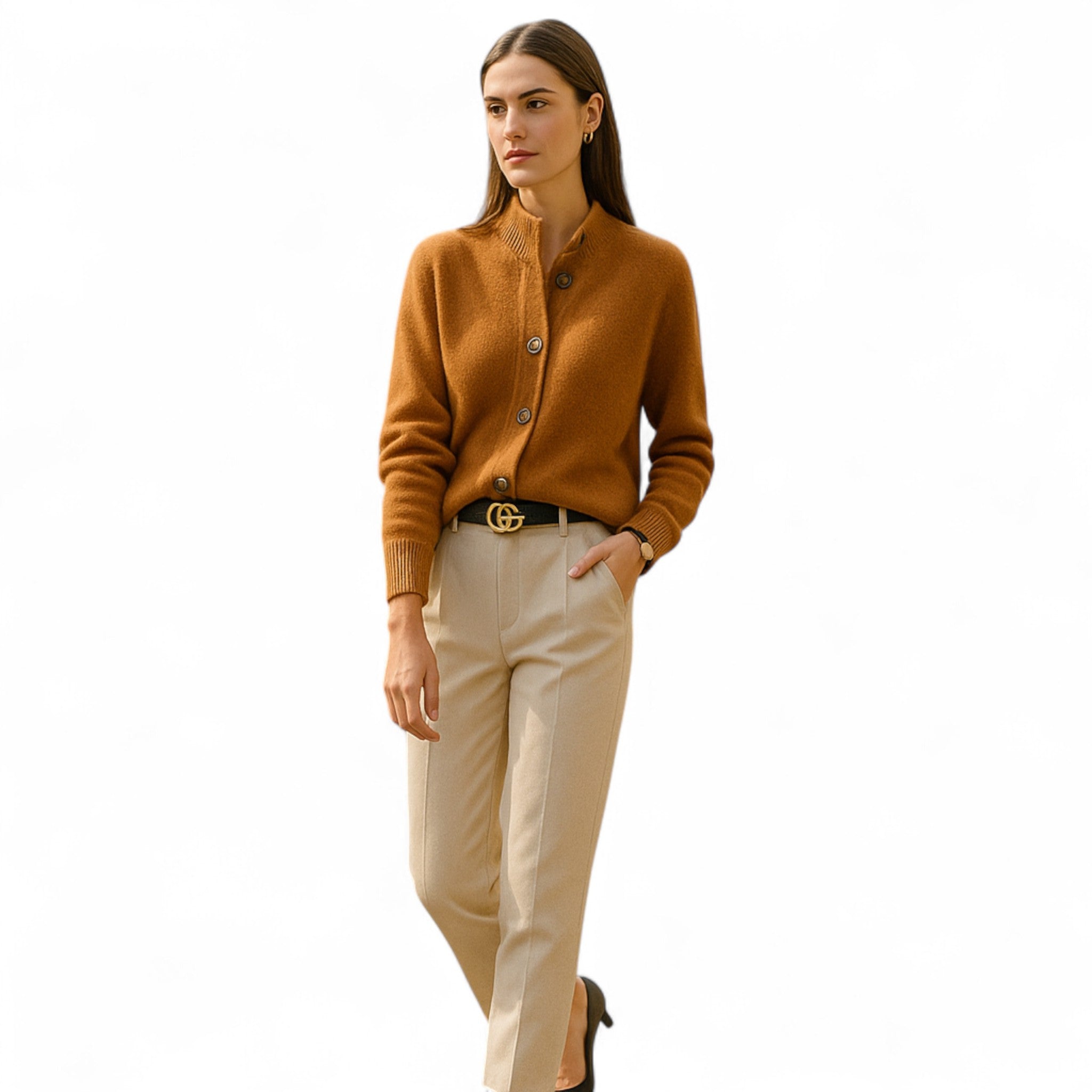 Eliaro Moda | Cárdigan Mujer Elegancia Suave con Botones Icónicos