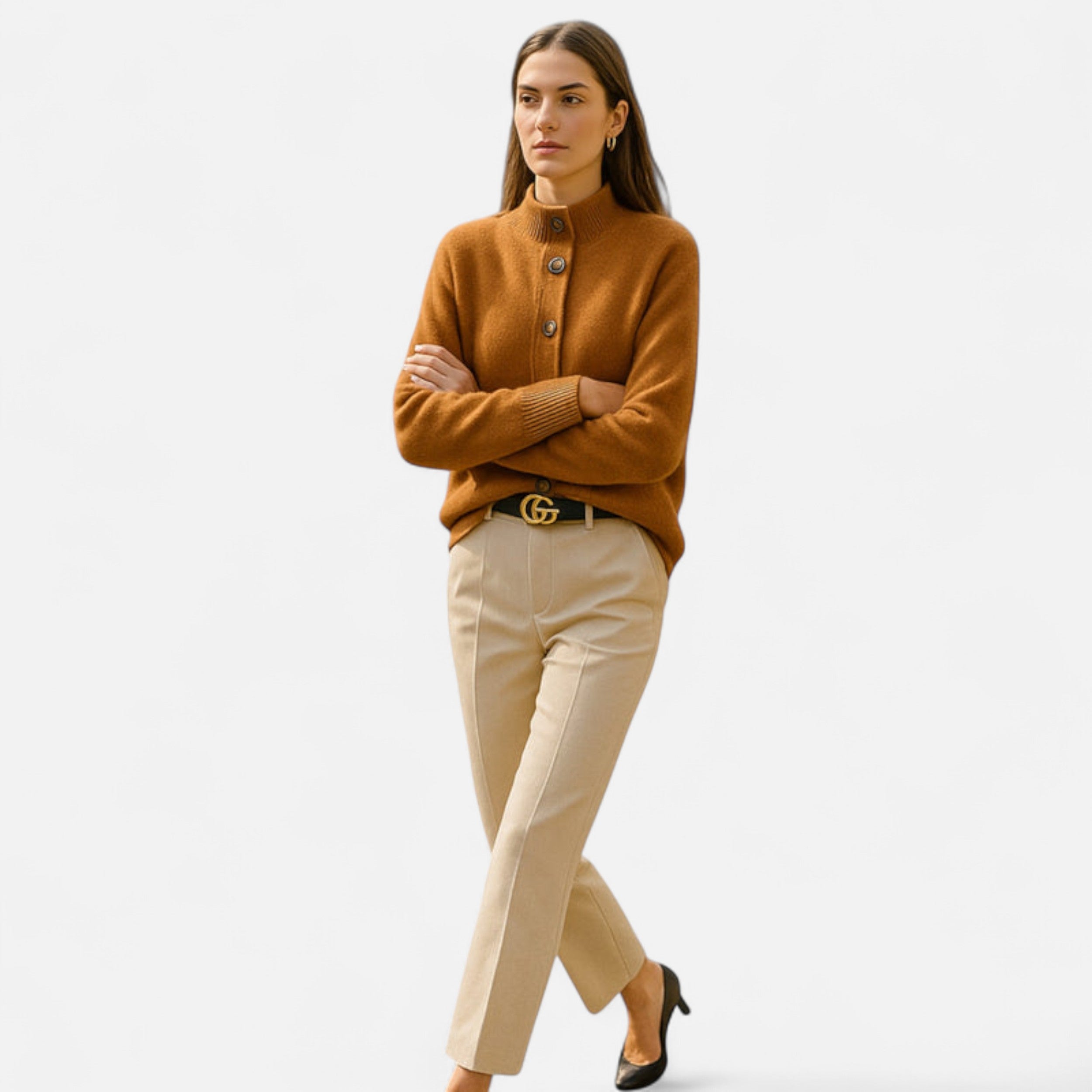 Eliaro Moda | Cárdigan Mujer Elegancia Suave con Botones Icónicos