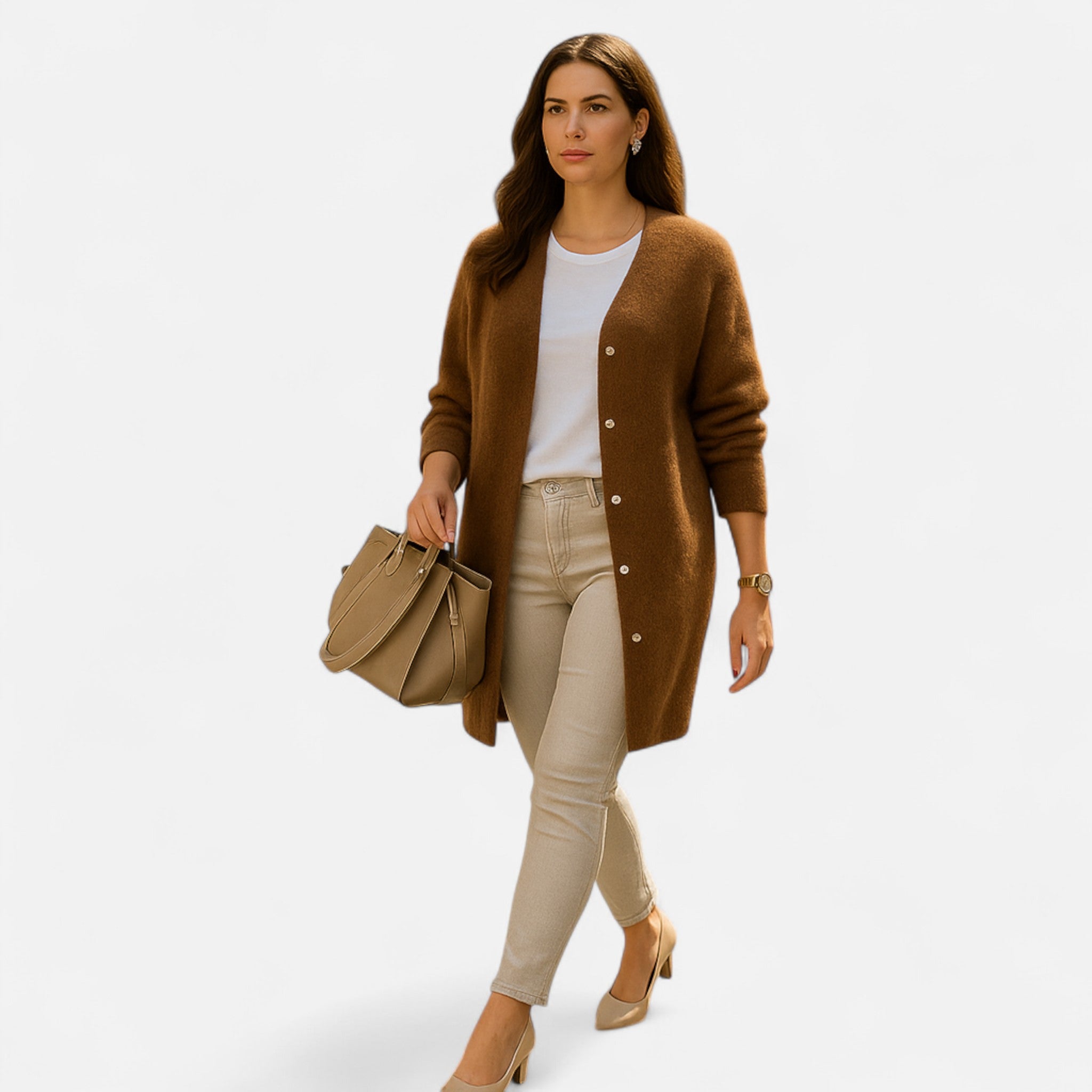 Eliaro Moda | Cárdigan Oversize Mujer Punto Suave y Elegancia Casual