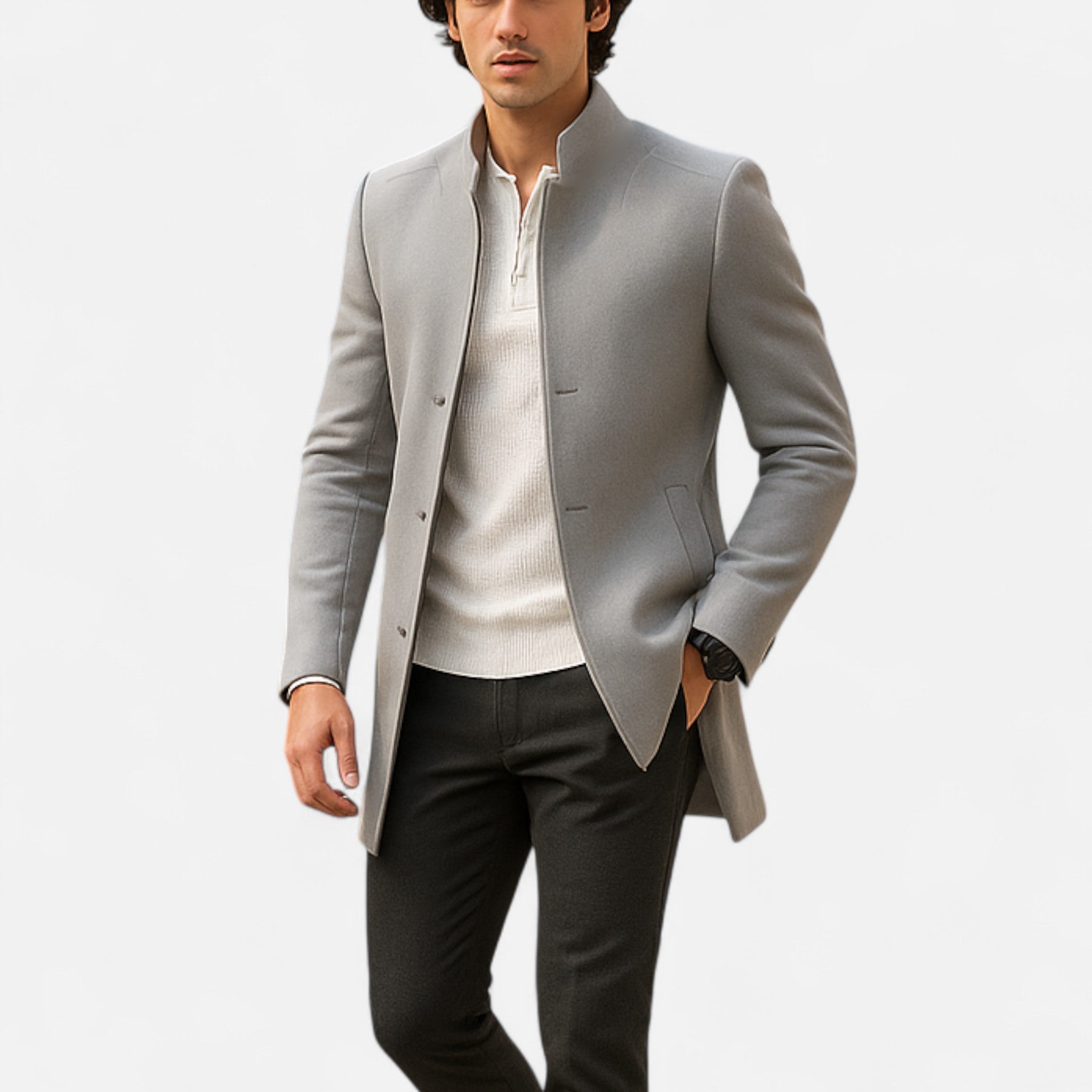 Eliaro Moda | Abrigo Hombre Lana Elegancia Atemporal