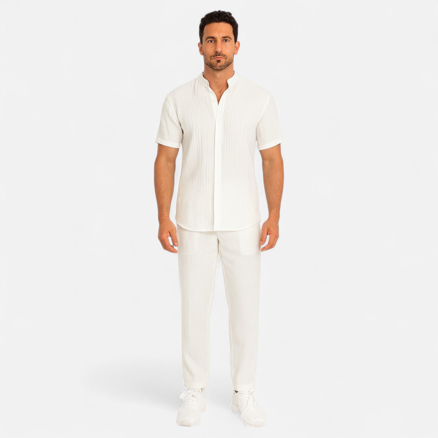 Eliaro Moda | Conjunto de Hombre en Dos Piezas – Coordinación Refinada, Estilo Contemporáneo