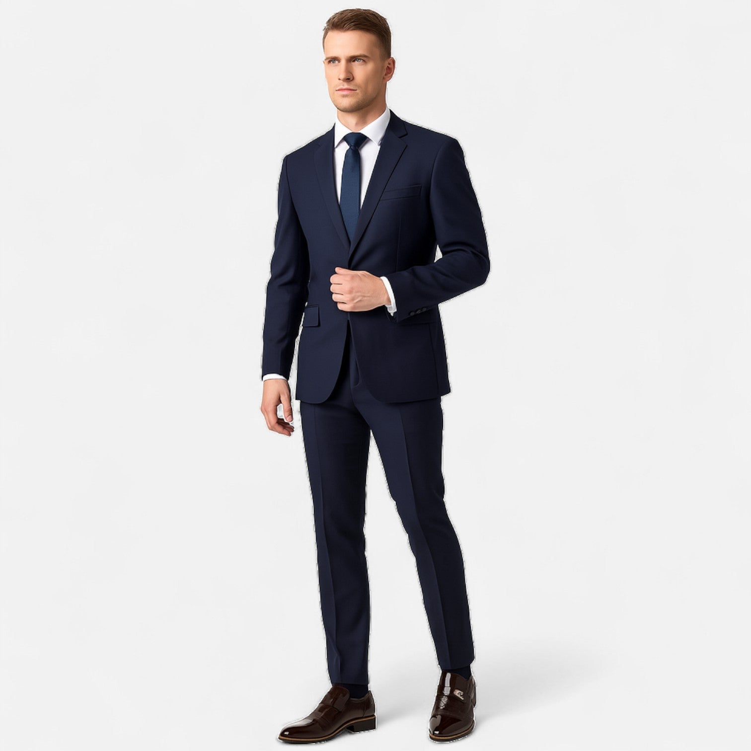 Eliaro Moda | Zapatos de Vestir para Hombre en Cuero Charol – Diseño Pulido con Hebilla y Elegancia Atemporal