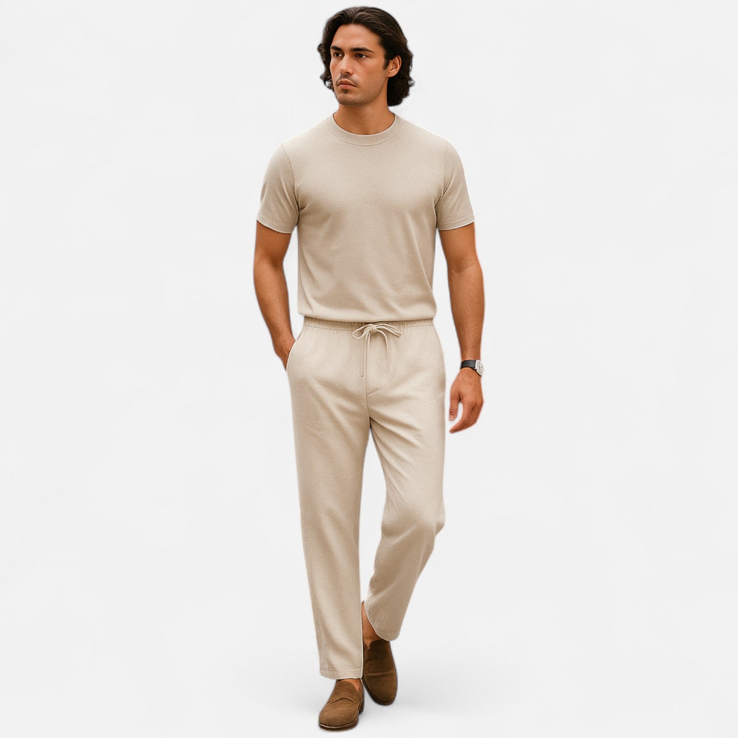 Eliaro Moda | Pantalones de Lino para Hombre – Frescura Natural, Estilo Atemporal