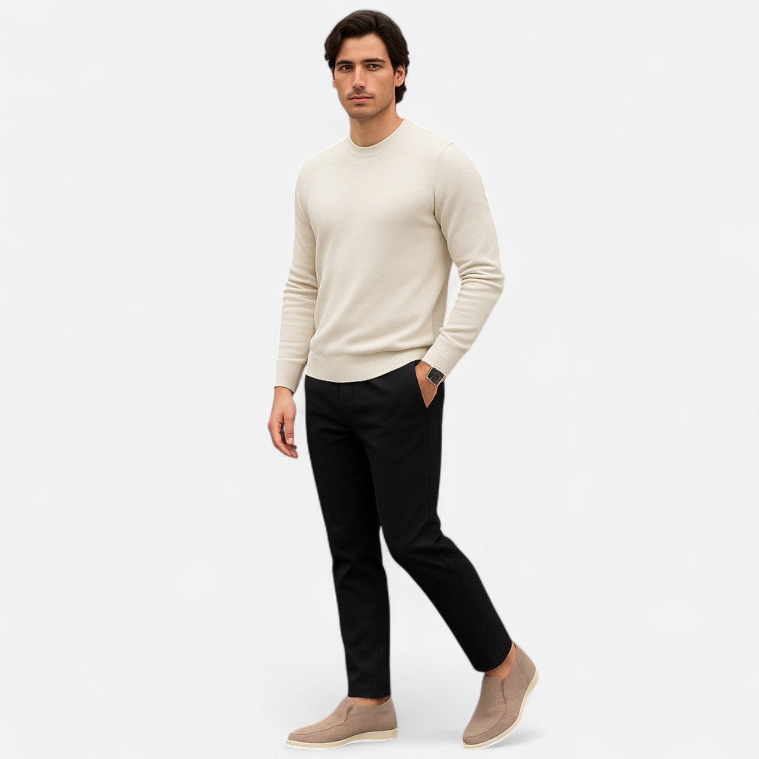 Eliaro Moda | Mocasines Altos de Ante para Hombre – Elegancia Elevada, Comodidad Sofisticada