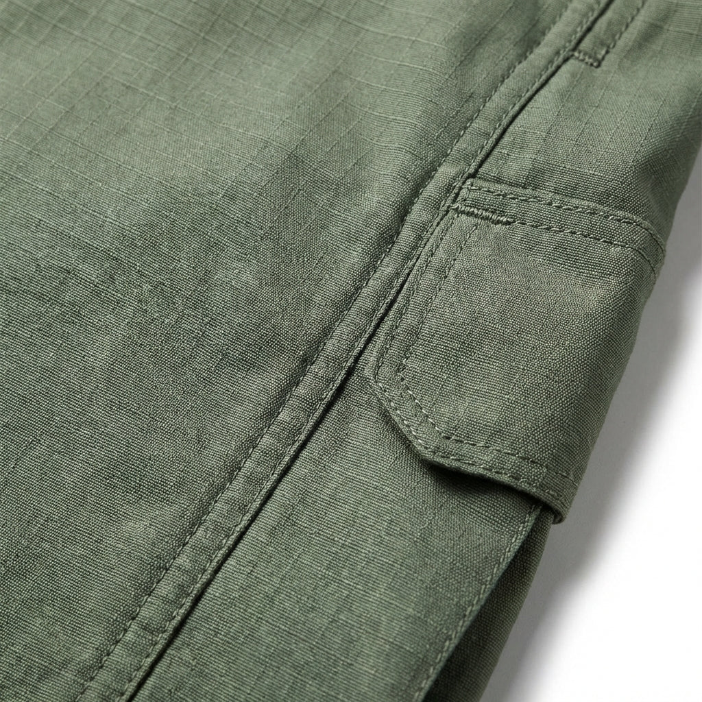 Bermuda Tattici da Uomo con Tasche Cargo Multiple e Vita Elastica