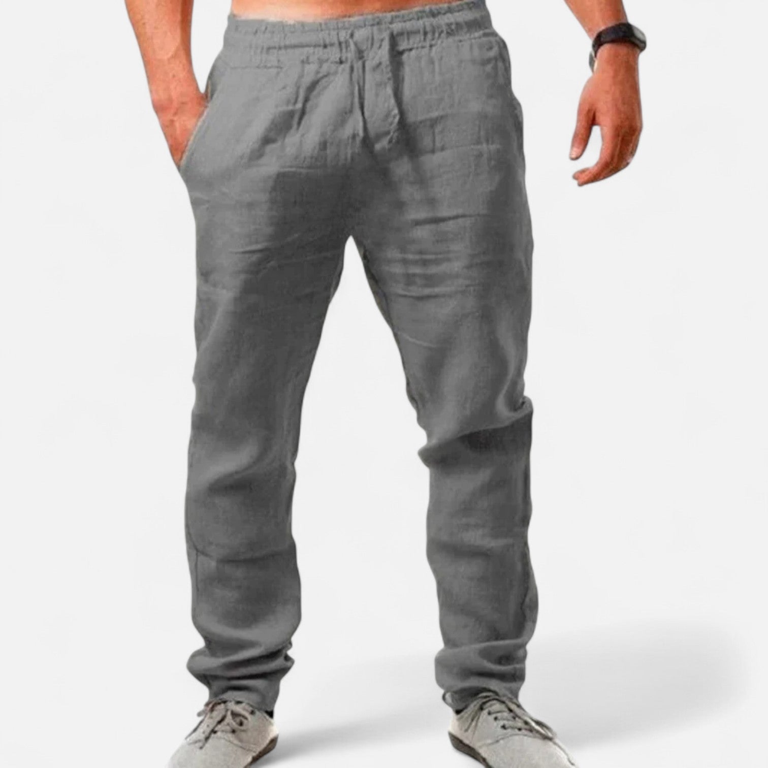 Eliaro Moda | Pantalones de Lino Ligeros para Hombre – Frescura Natural, Estilo Atemporal