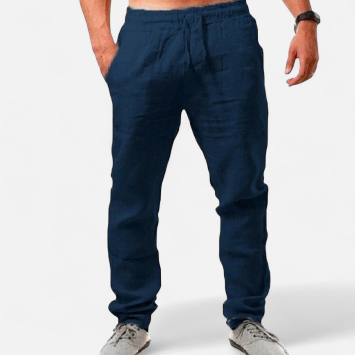 Eliaro Moda | Pantalones de Lino Ligeros para Hombre – Frescura Natural, Estilo Atemporal