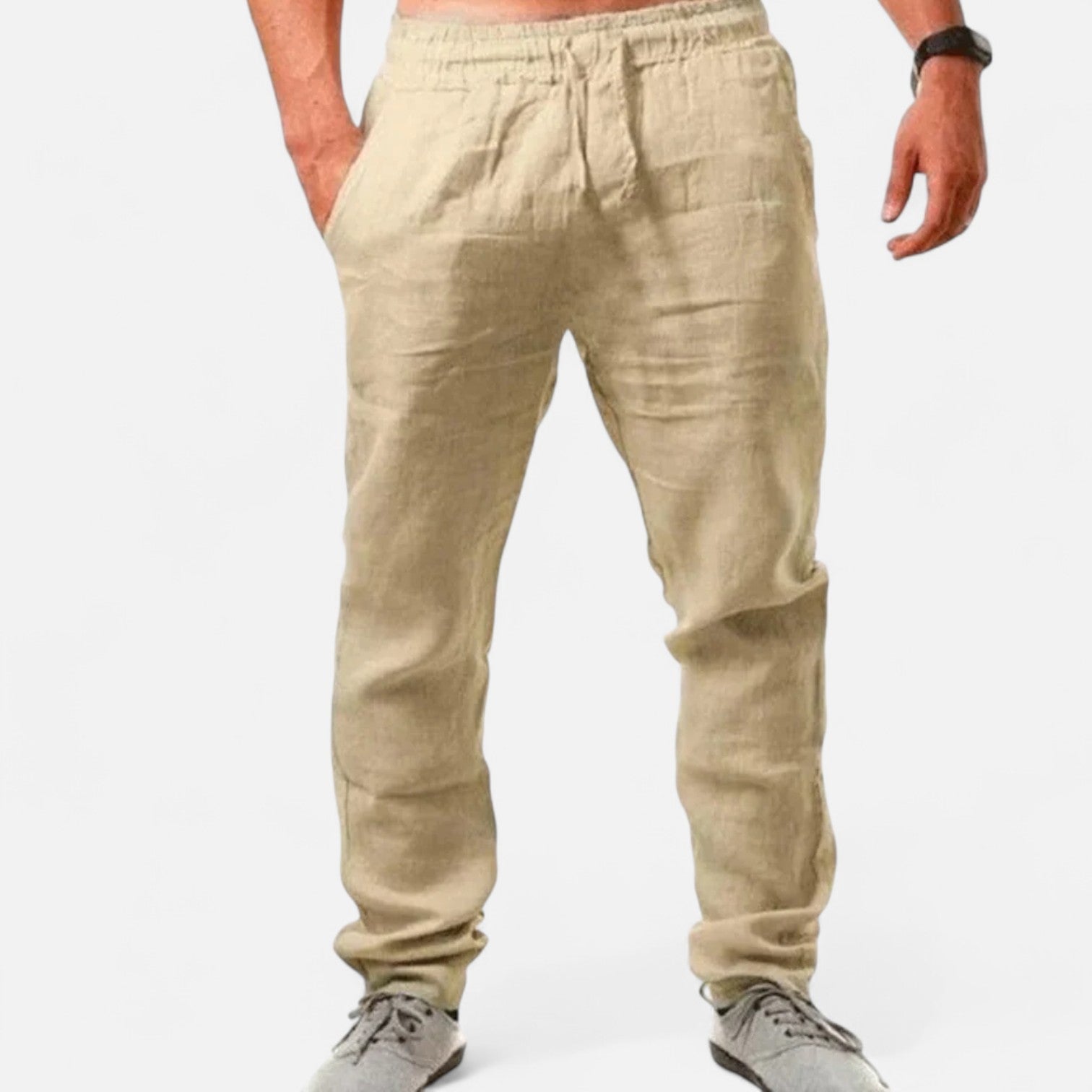 Eliaro Moda | Pantalones de Lino Ligeros para Hombre – Frescura Natural, Estilo Atemporal