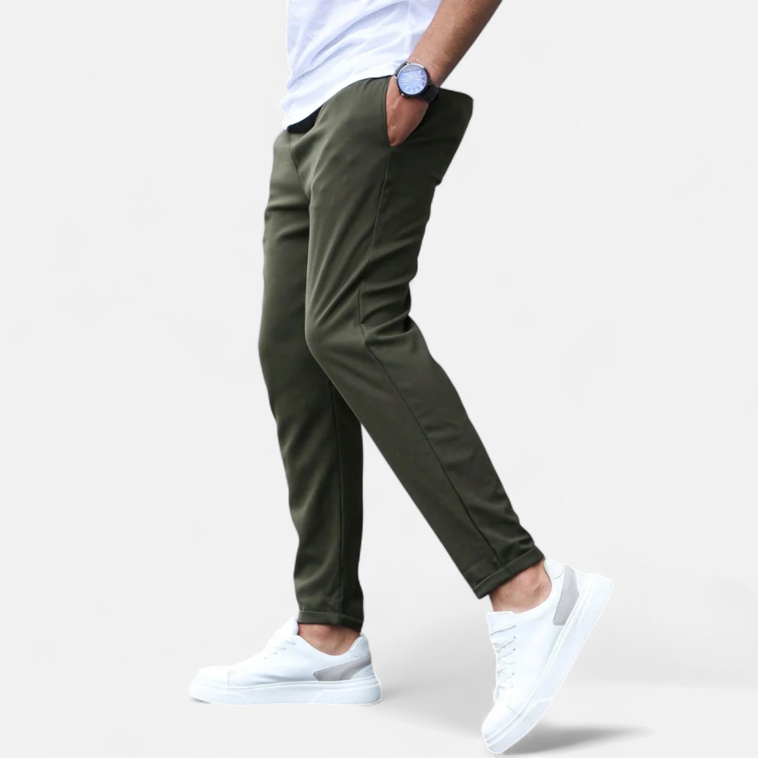 Eliaro Moda | Pantalones Elásticos para Hombre – Comodidad Dinámica, Estilo Sofisticado