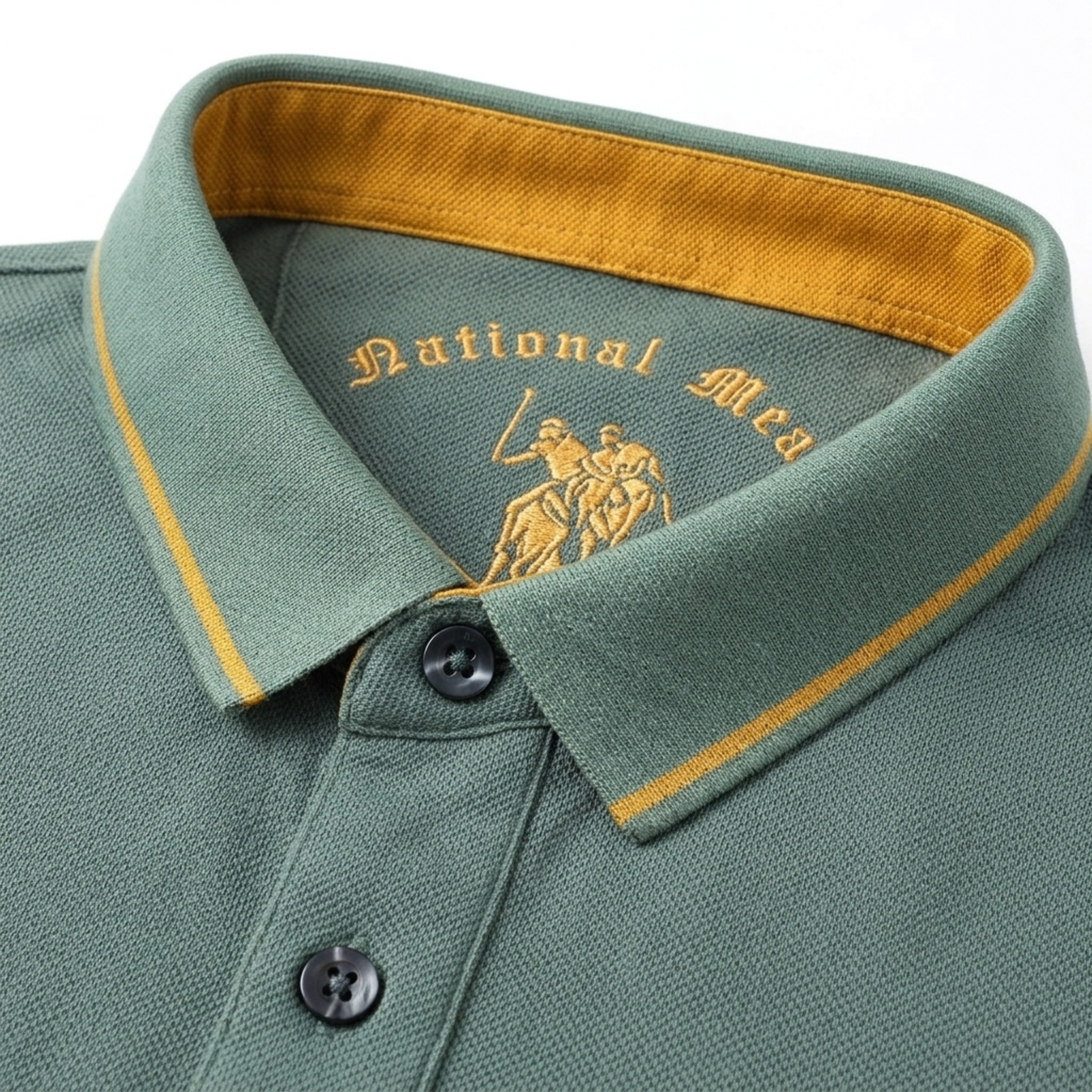 Polo à manches courtes homme — design brodé pour un usage quotidien