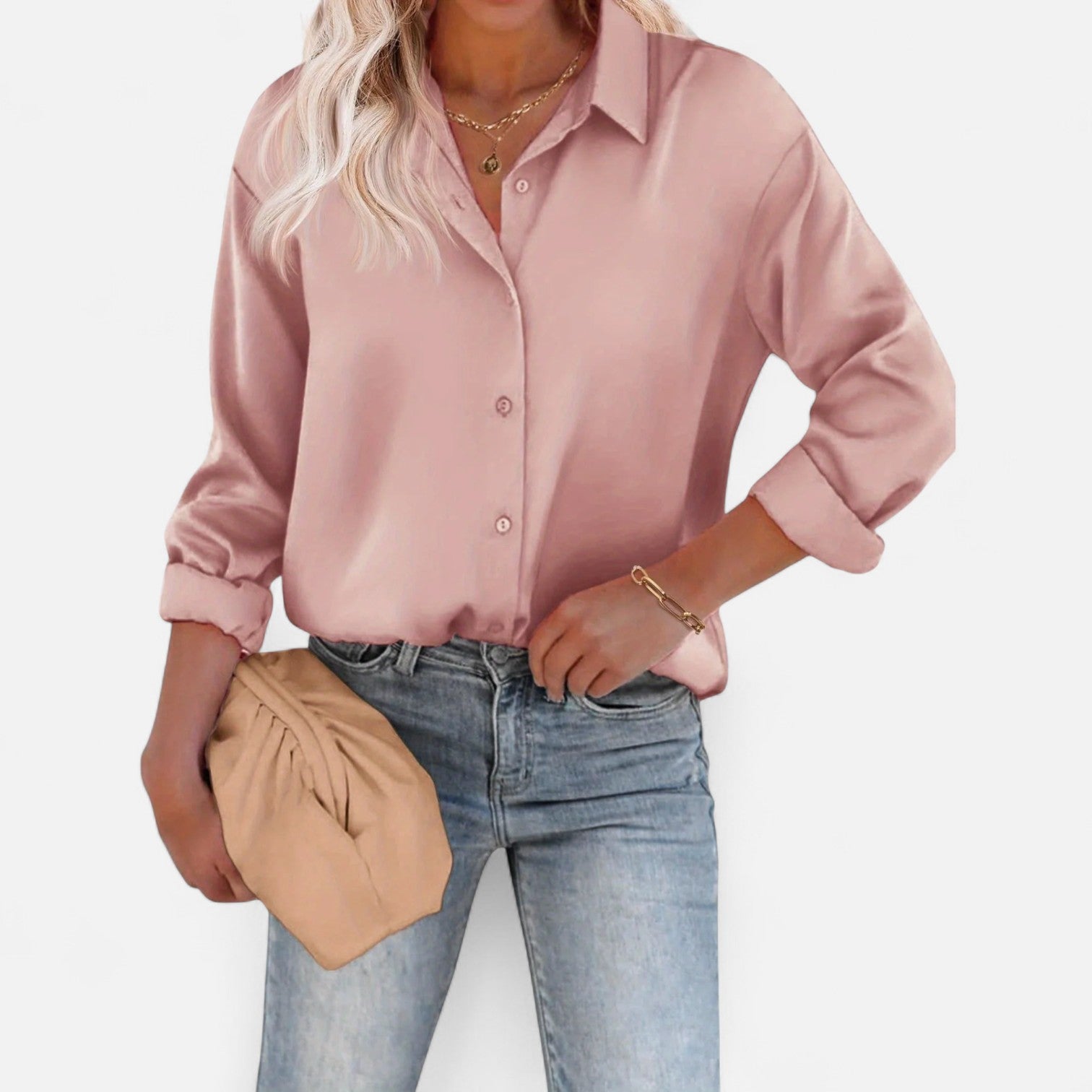 Eliaro Moda | Blusa de Mujer con Cuello Clásico y Silueta Fluida – Elegancia Atemporal, Comodidad Sofisticada