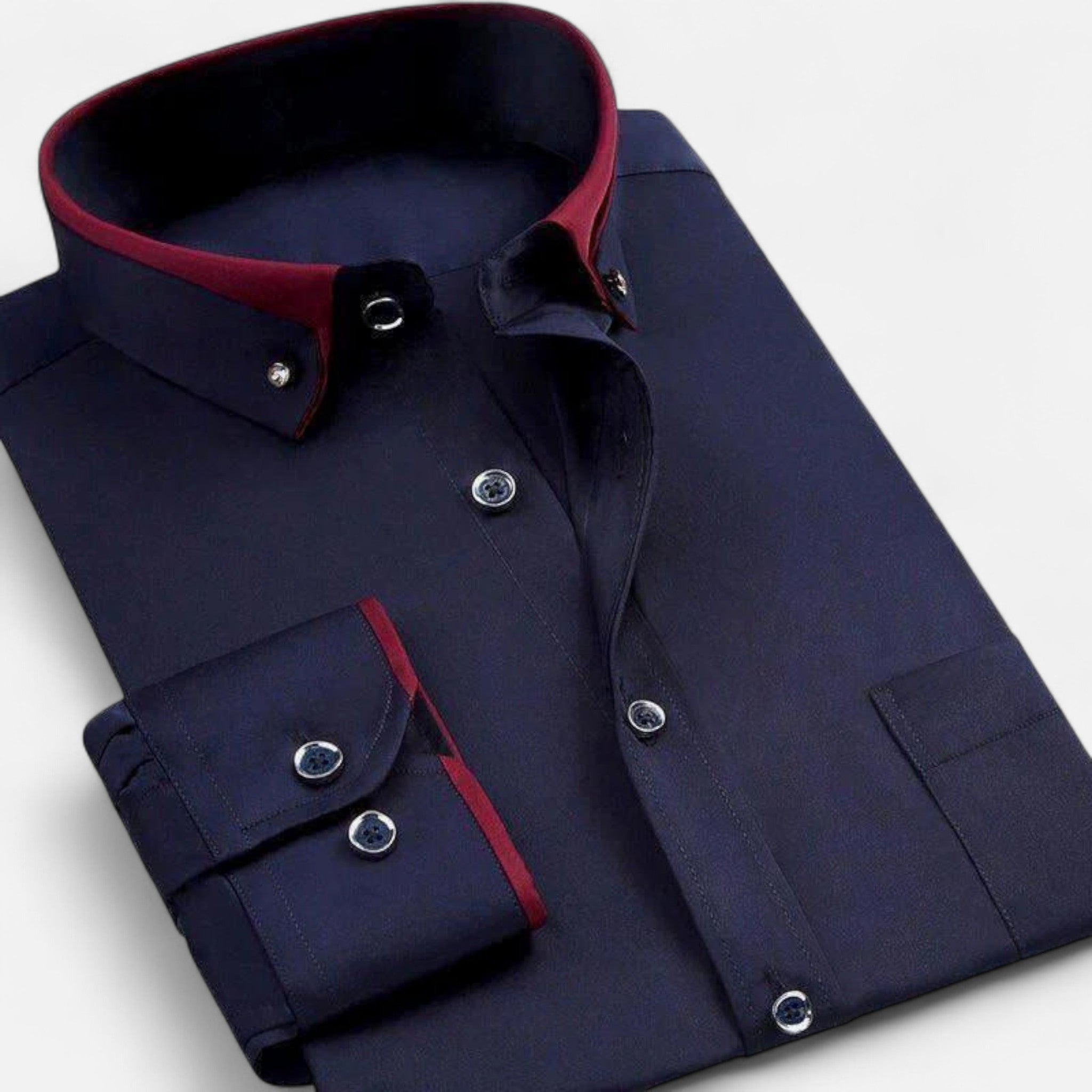 Eliaro Moda | Camisa Apex Luxe Hombre Algodón Stretch con Cuello Clásico