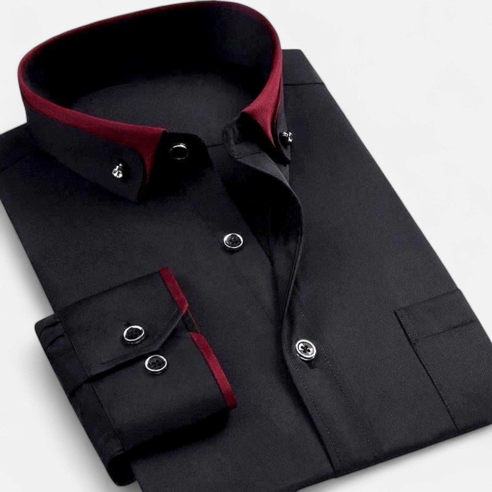 Eliaro Moda | Camisa Apex Luxe Hombre Algodón Stretch con Cuello Clásico