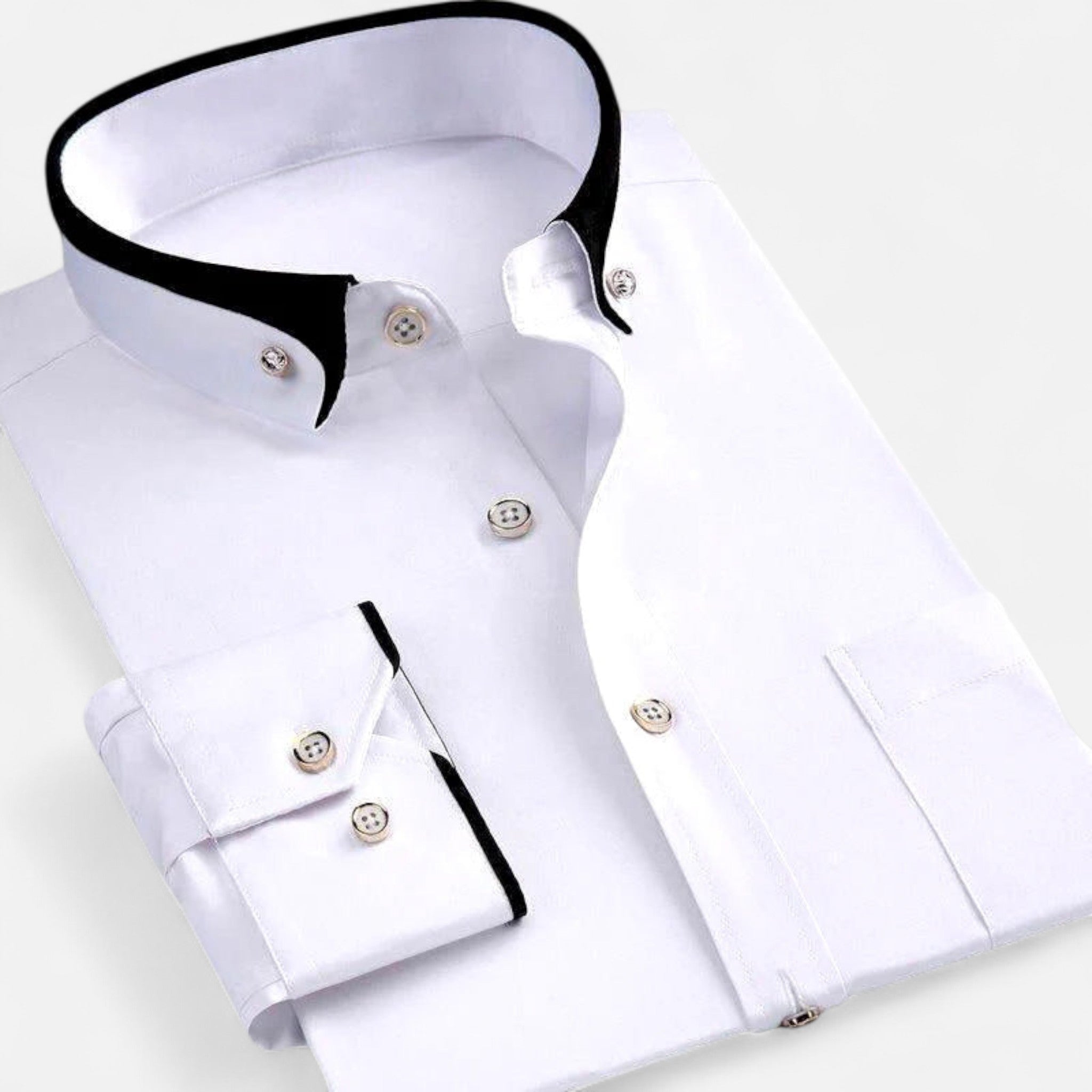 Eliaro Moda | Camisa Apex Luxe Hombre Algodón Stretch con Cuello Clásico