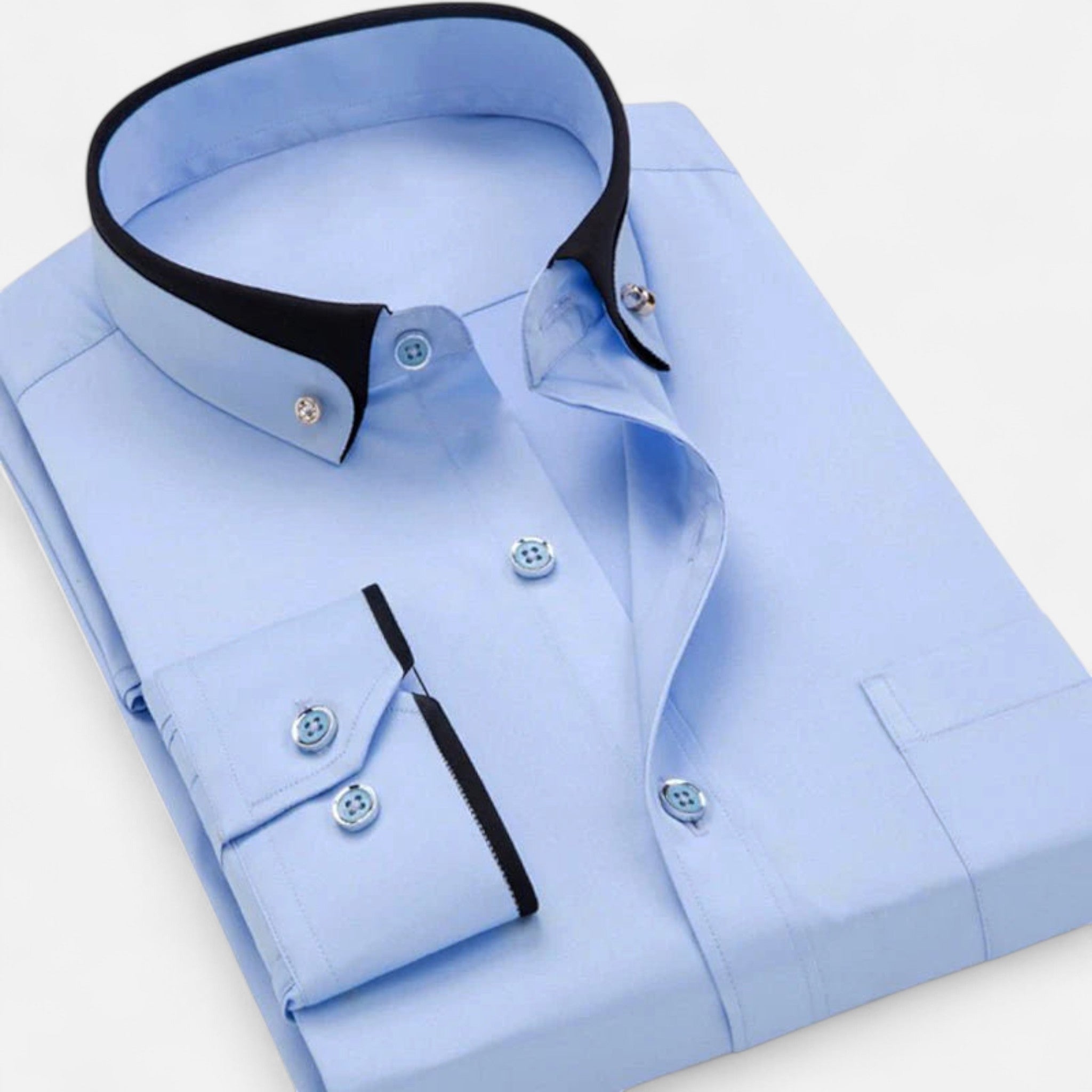 Eliaro Moda | Camisa Apex Luxe Hombre Algodón Stretch con Cuello Clásico