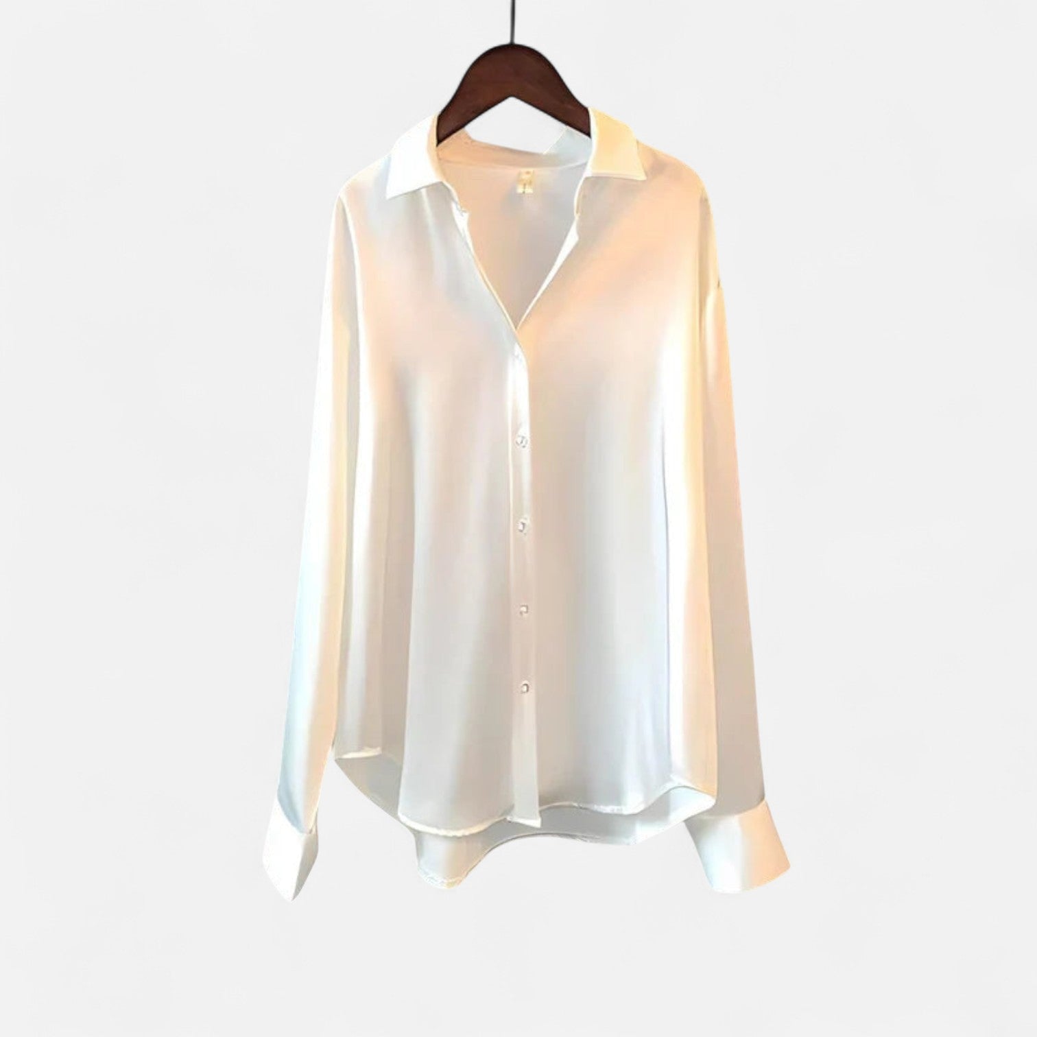 Eliaro Moda | Camisa de Seda para Mujer – Lujo Atemporal con Caída Impecable y Brillo Natural