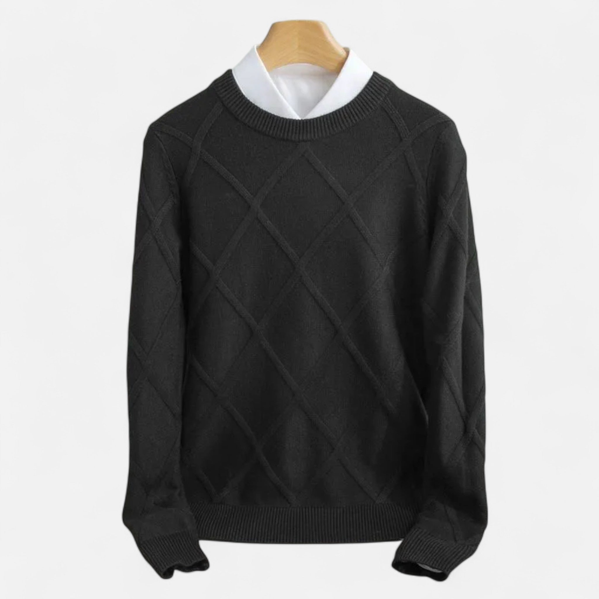Eliaro Moda | Suéter Hombre Cachemira Premium Punto Argyle