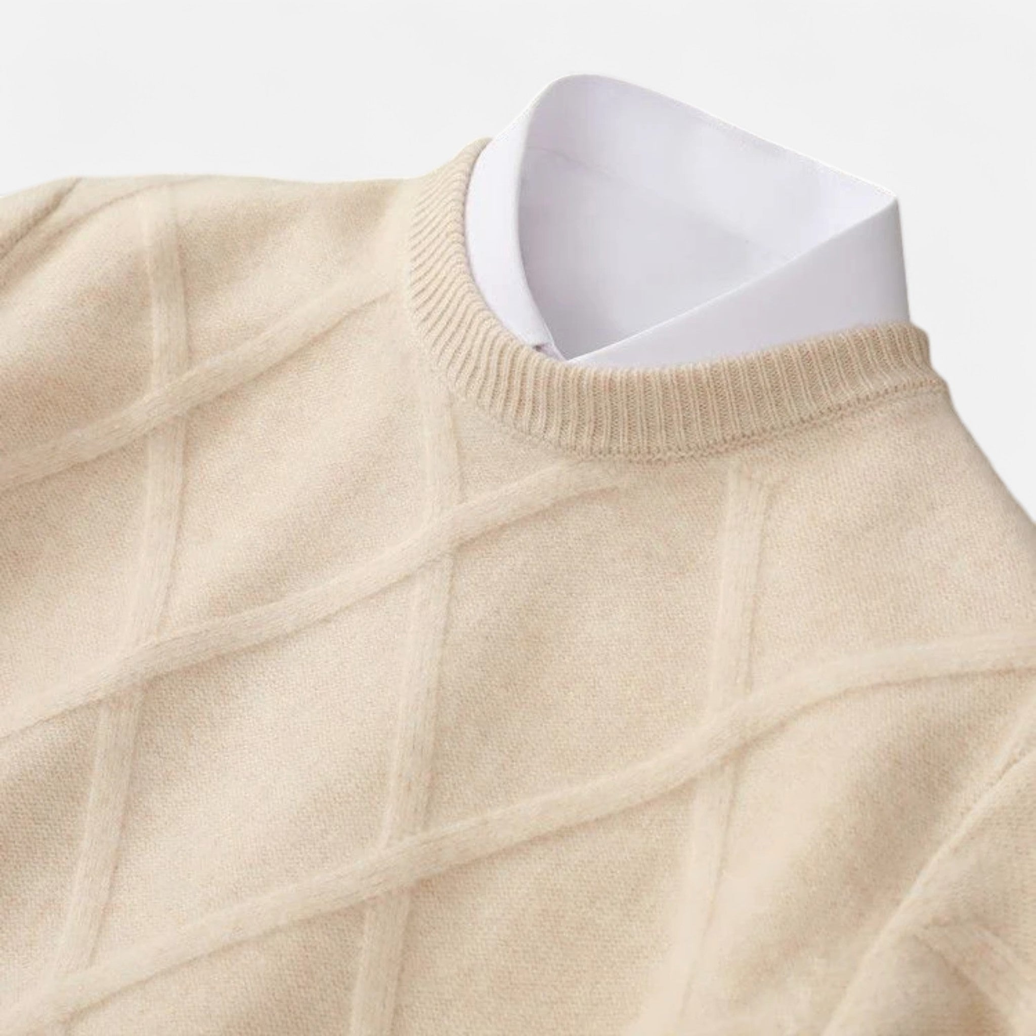 Eliaro Moda | Suéter Hombre Cachemira Premium Punto Argyle